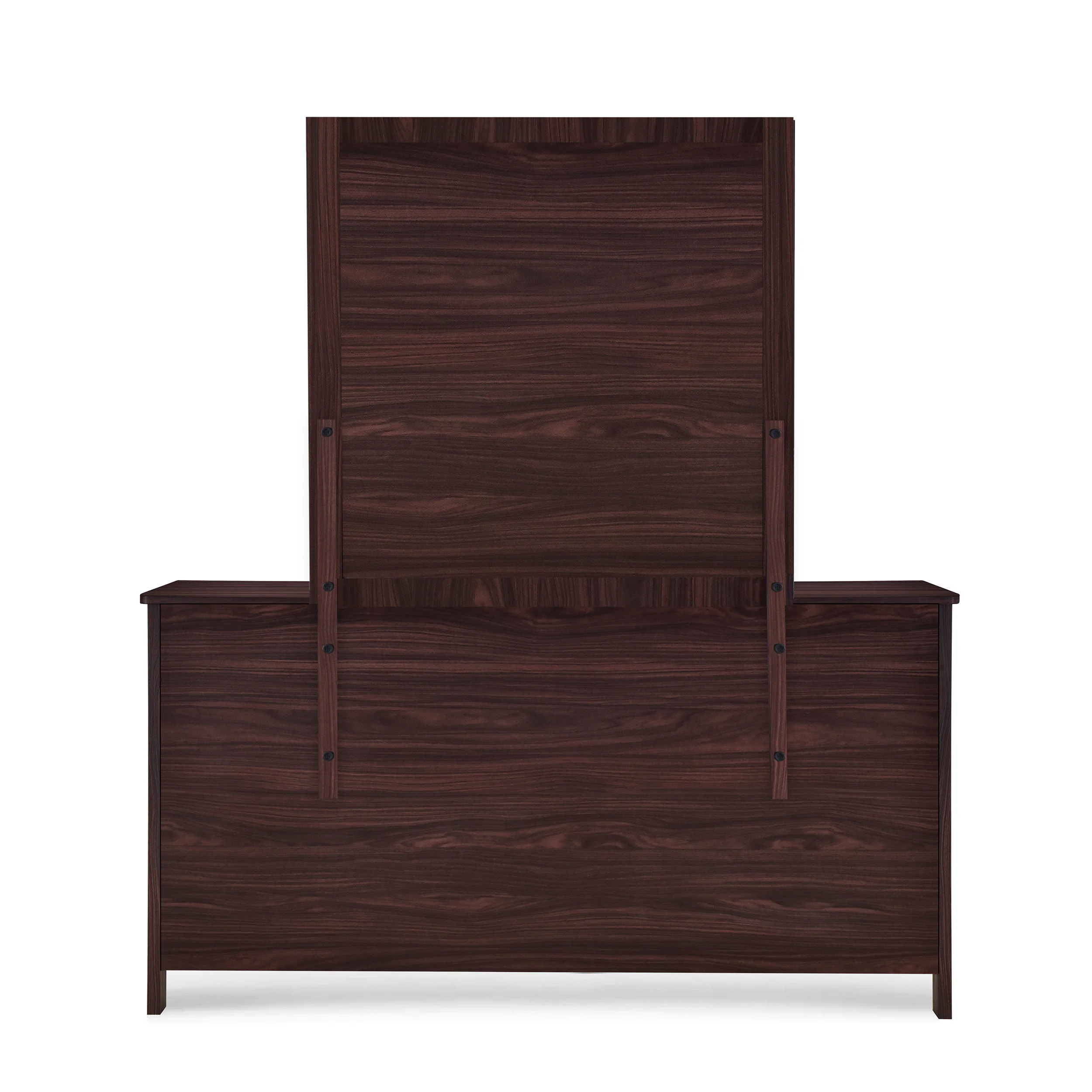 Titeca Contemporary 6 Drawer Vanity Dresser with Square Mirror - furnishings