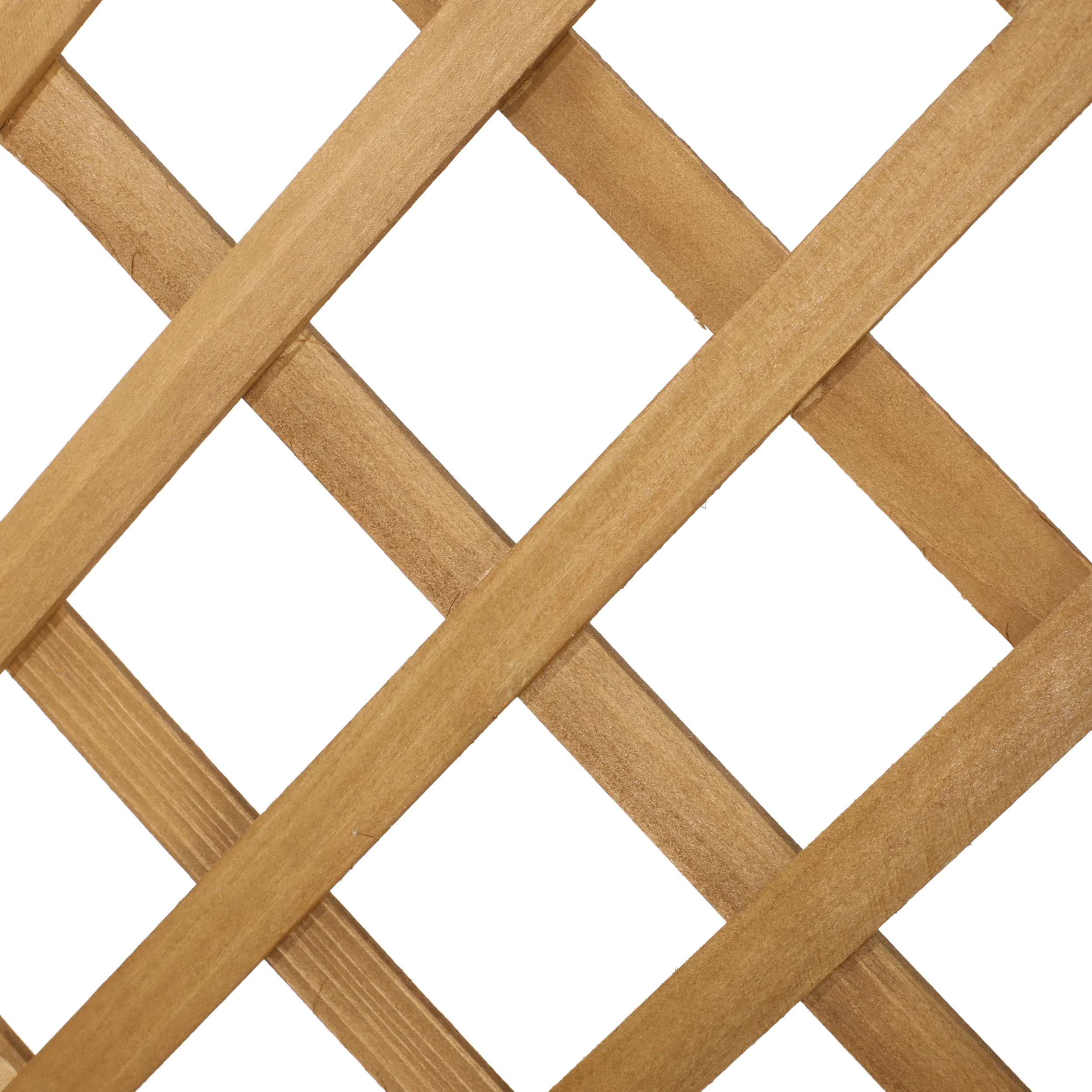 Mallett Traditional Square Firwood Planter Box with Trellis - furnishings
