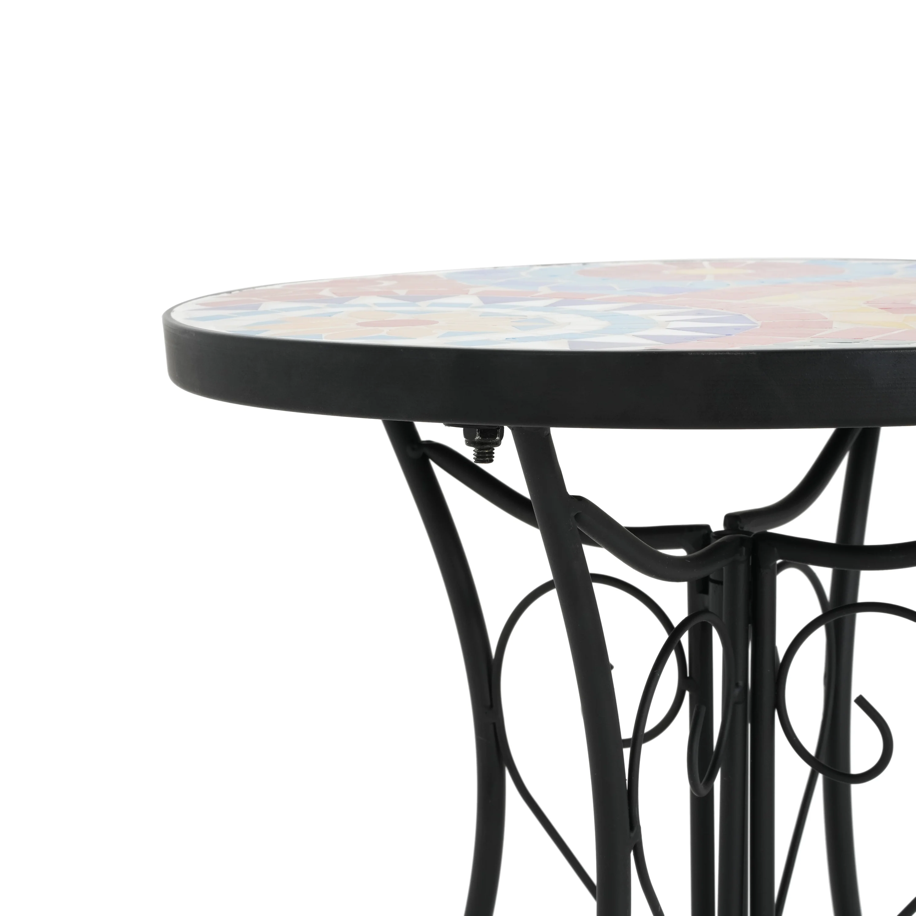 Thanee Outdoor Patio Round Side Table - furnishings