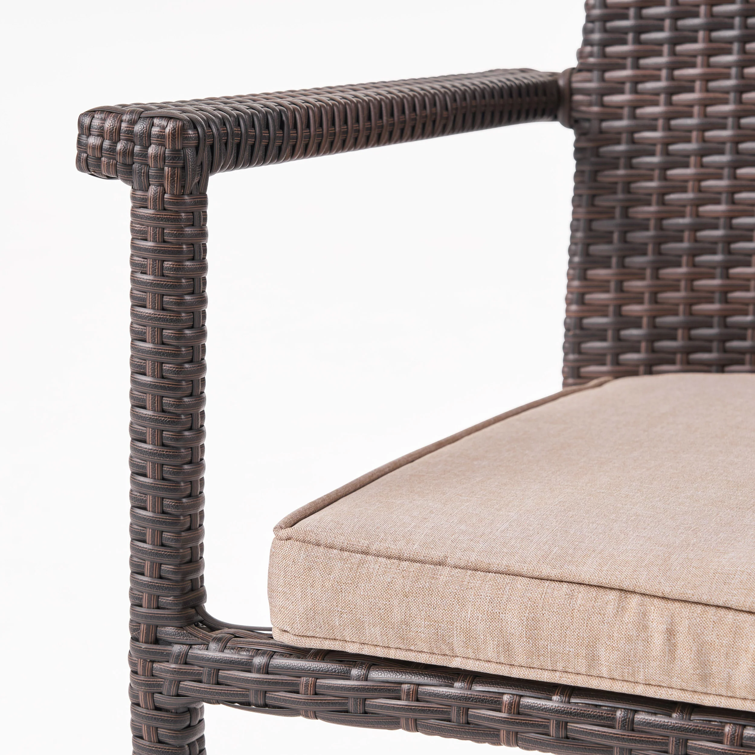 Princess Outdoor Wood and Wicker 8 Seater Dining Set - furnishings