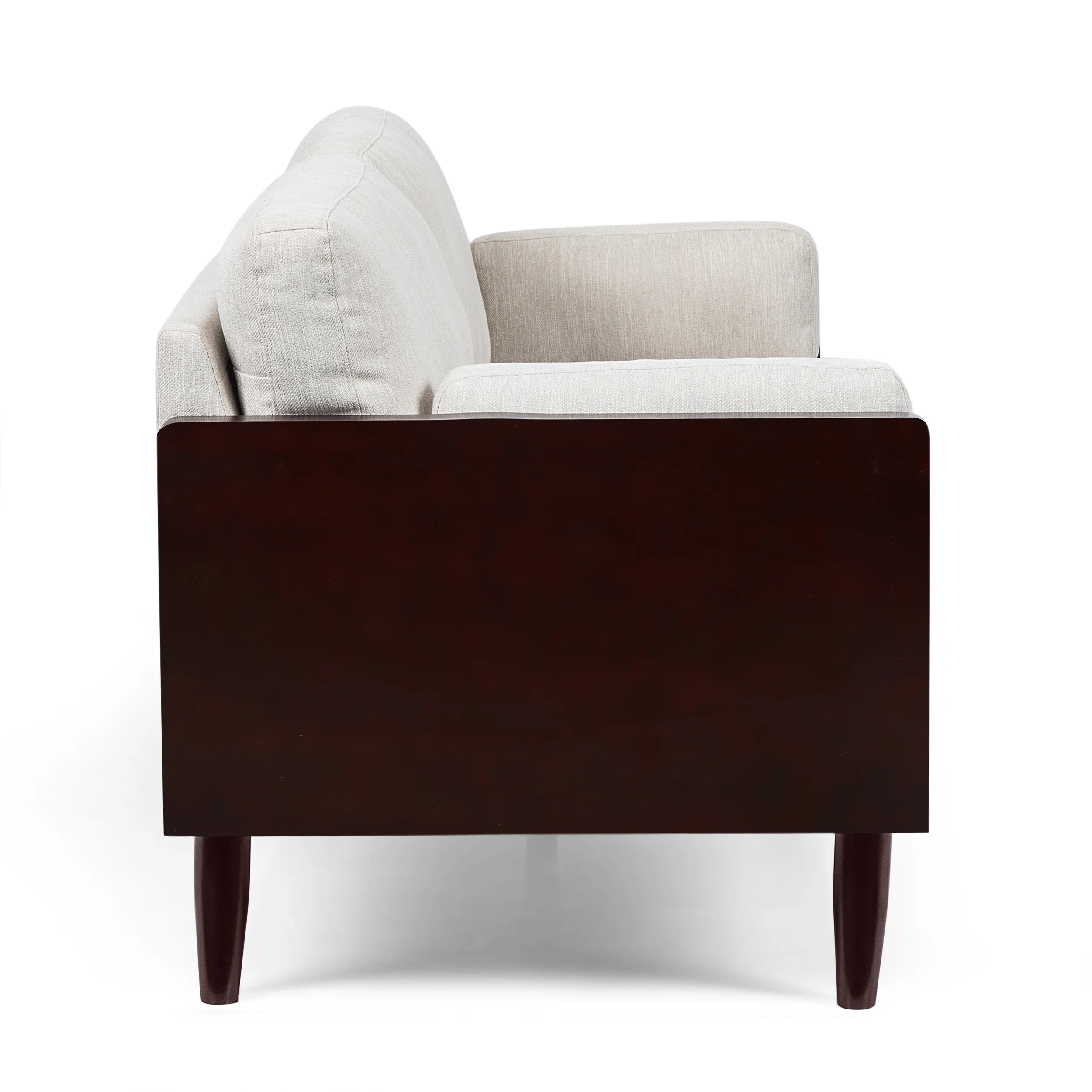 Bagan Mid-Century Modern Upholstered 3 Seater Sofa - furnishings