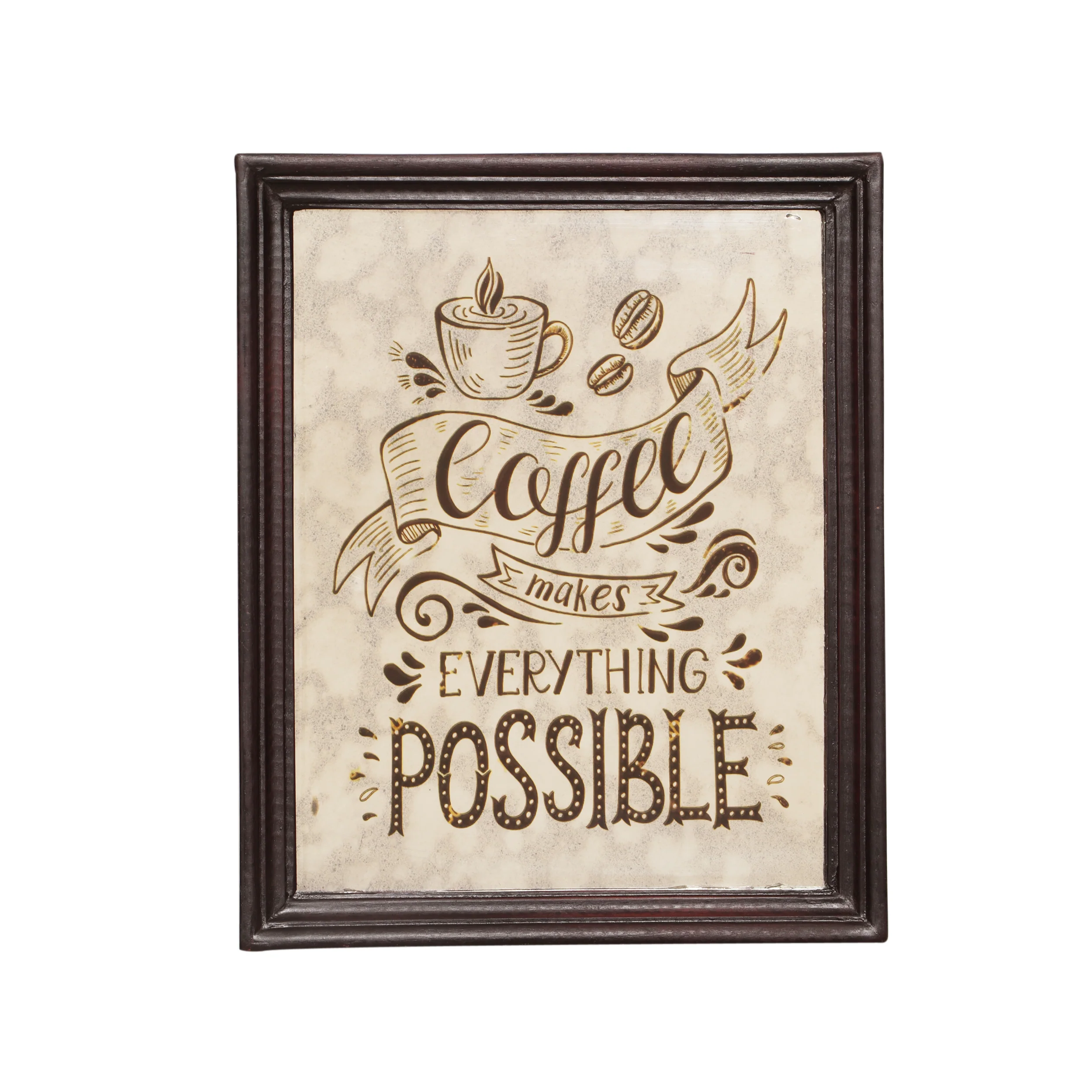 Maria Inspirational Coffee Wall Art - furnishings