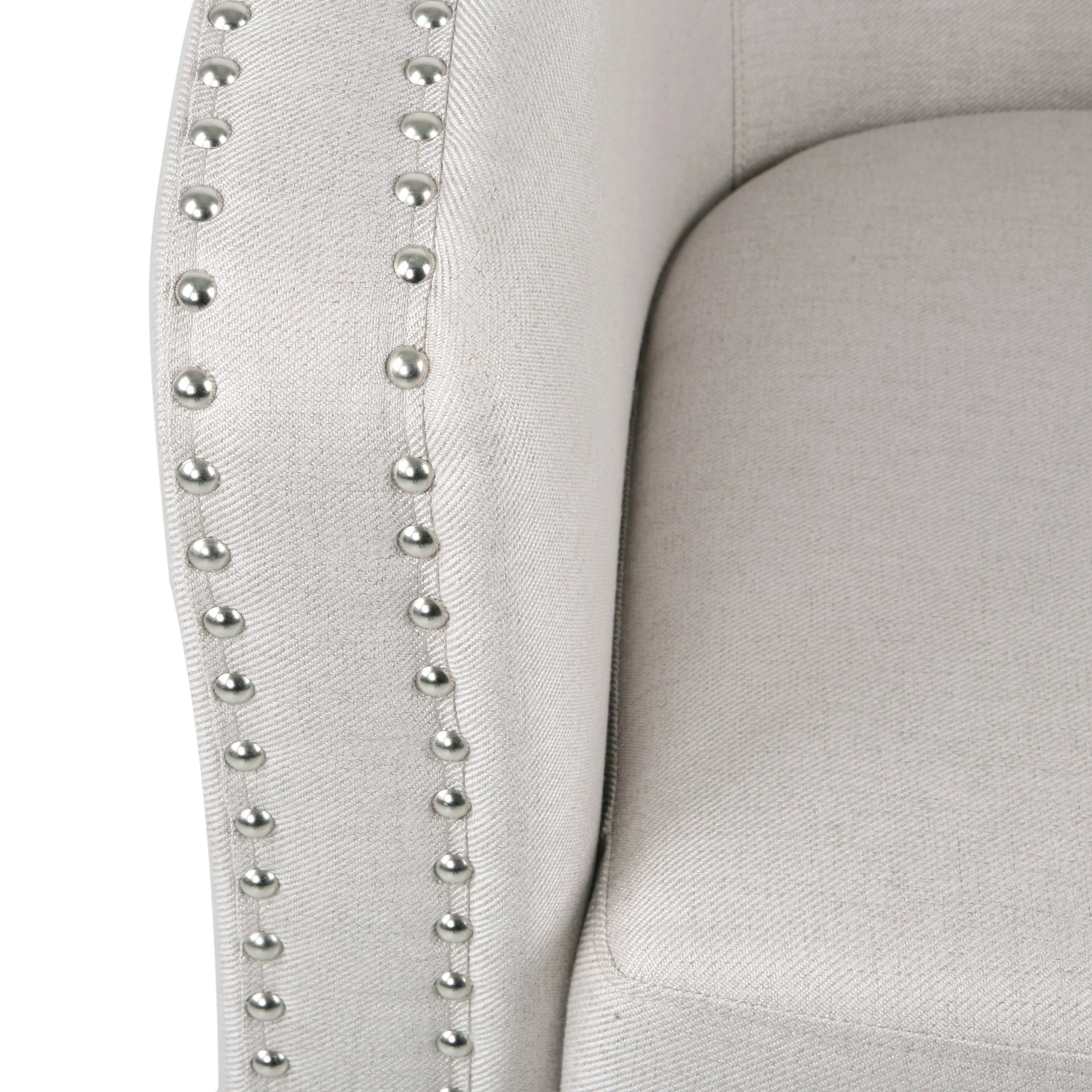Leily Contemporary Fabric Swivel Chair - furnishings