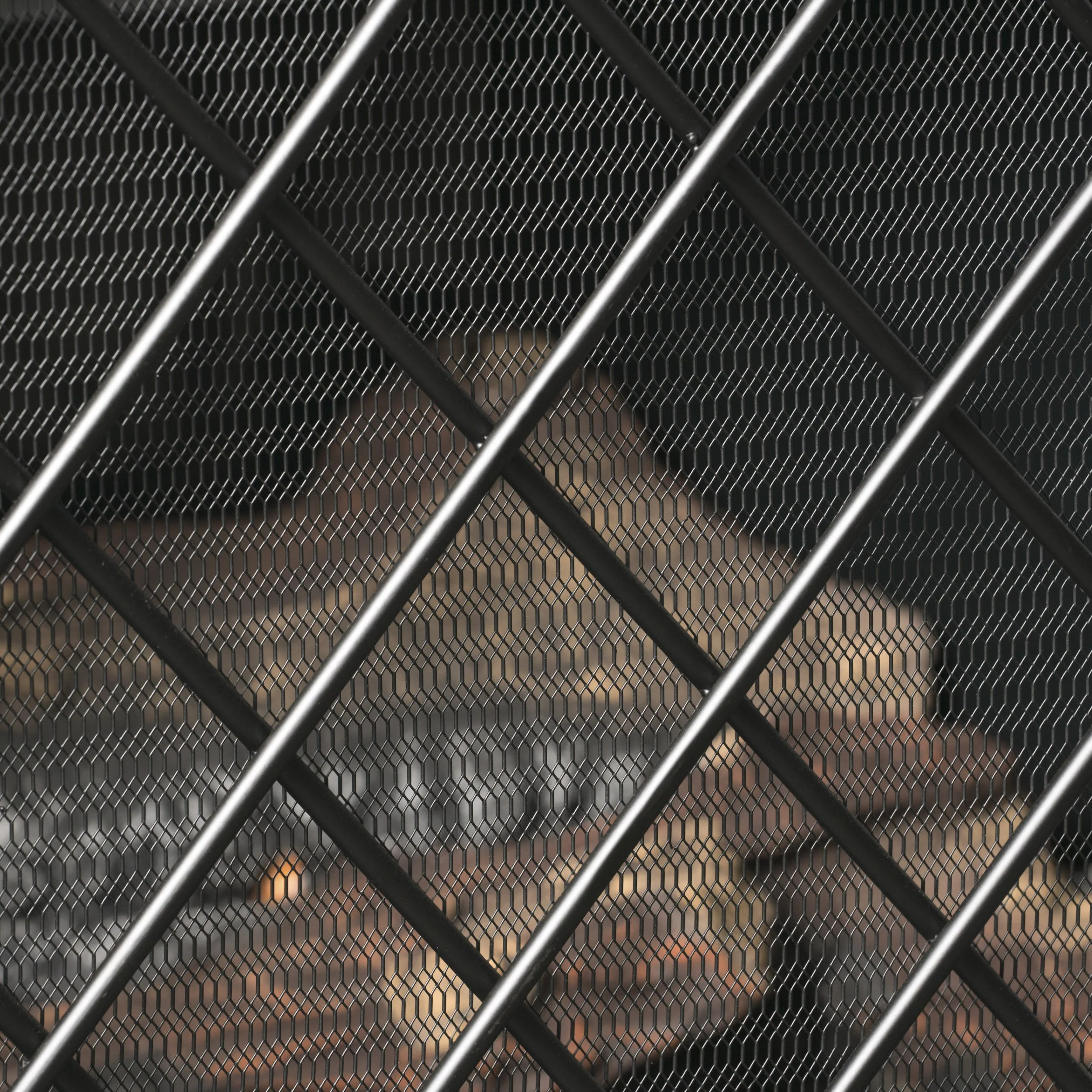 Angella 3 Panelled Iron Fireplace Screen - furnishings