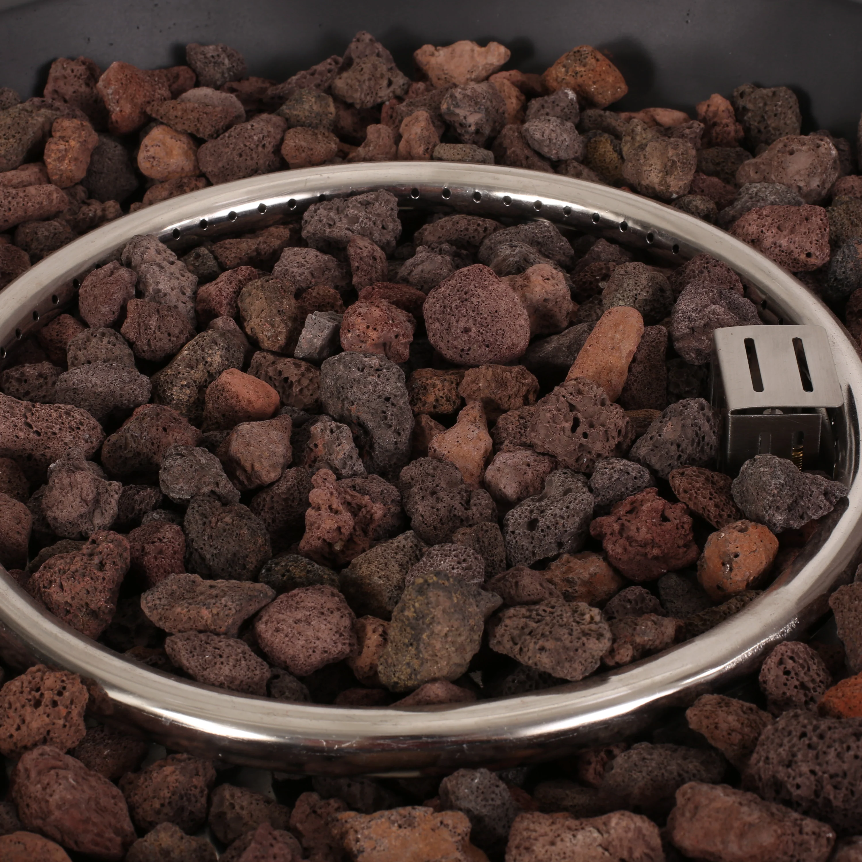 Toulouse Outdoor 40,000 BTU Lightweight Concrete Fire Pit Bowl (No Tank Holder) - furnishings