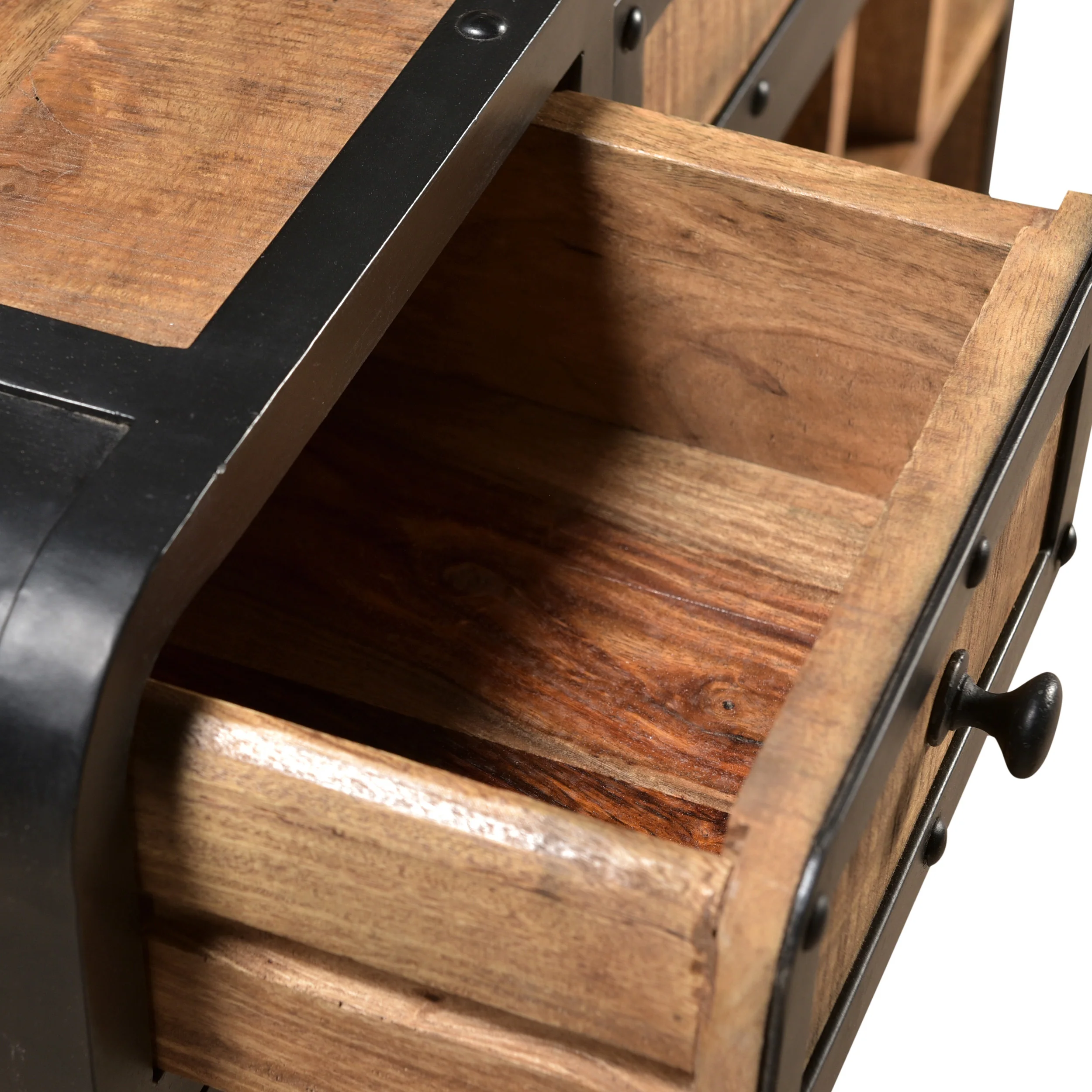 Spring Industrial Design Wine Rack Bar Cabinet - furnishings