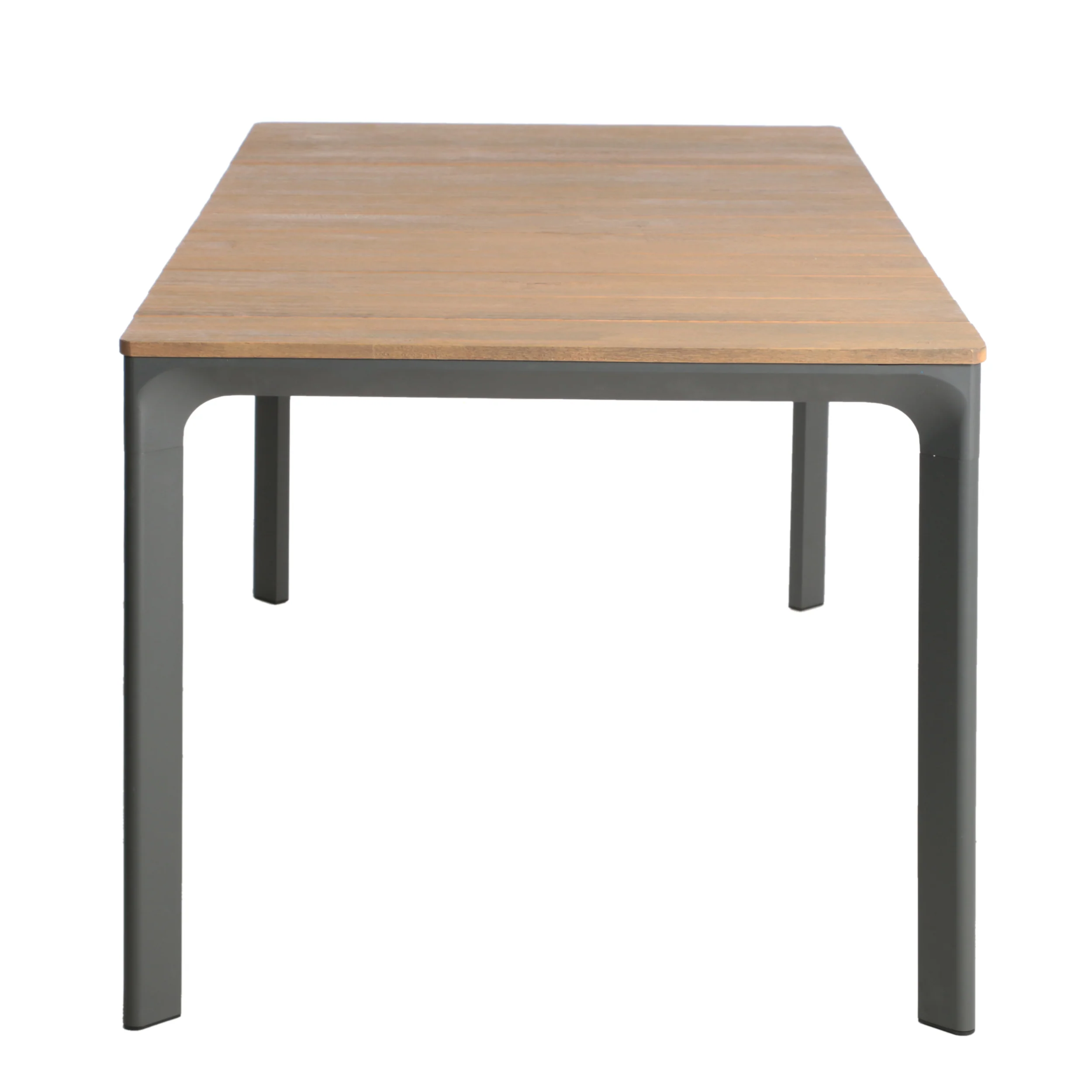 Huxley Outdoor Aluminum 7 Piece Dining Set with Wood Tabletop - furnishings