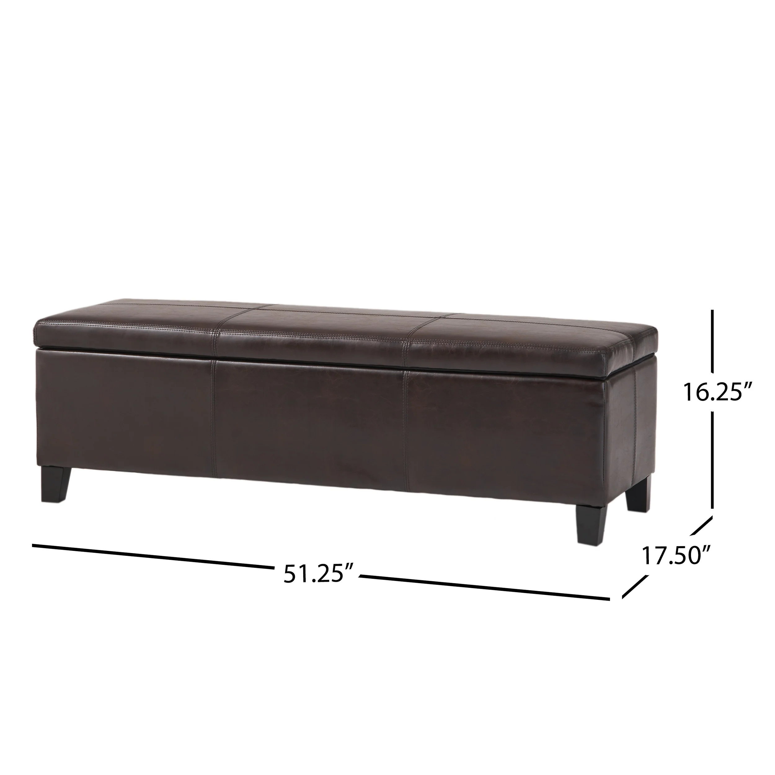 Rupert Upholstered Storage Ottoman Bench - furnishings