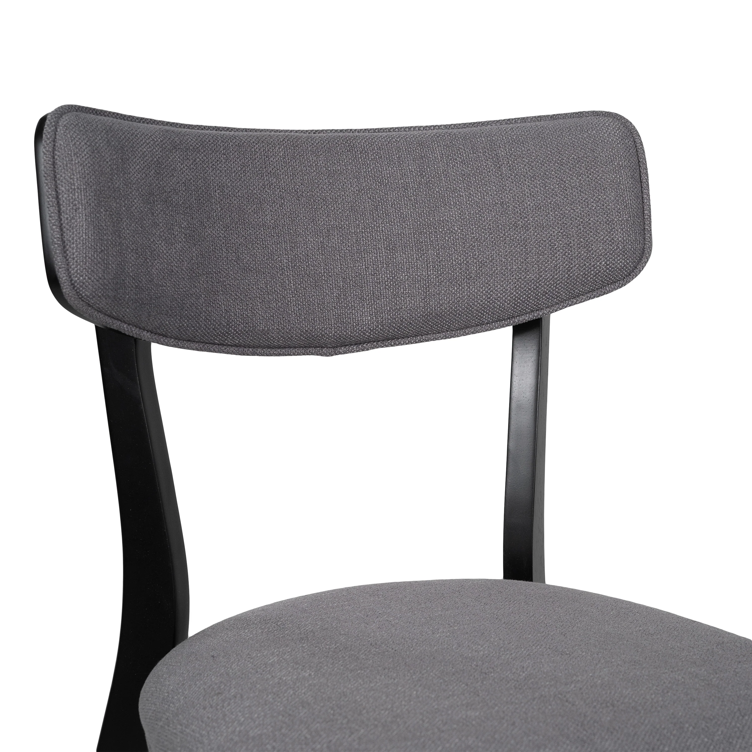 Aman Mid Century Finished 5 Piece Wood Dining Set with Fabric Chairs - furnishings