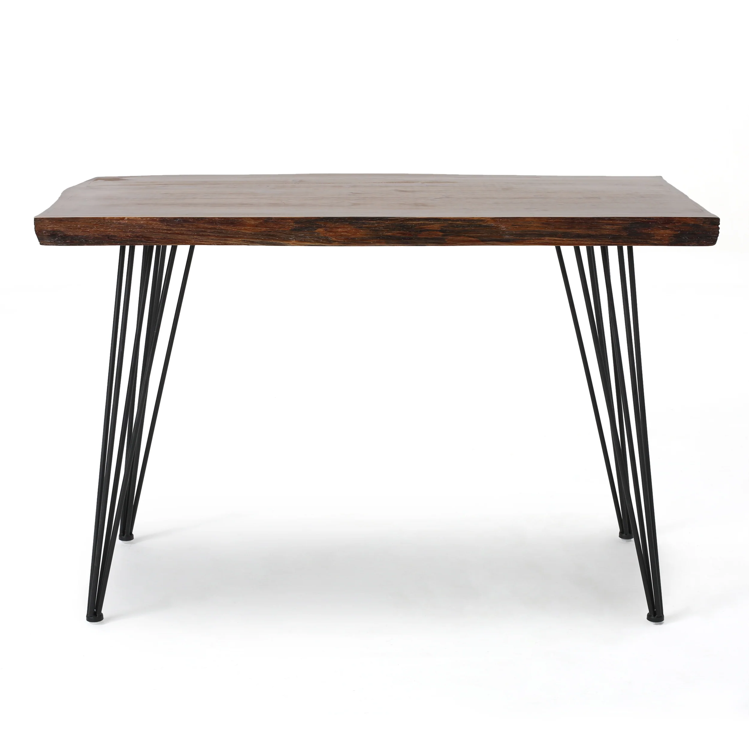Regent Natural Finish Firwood Faux Live Edge Desk - furnishings