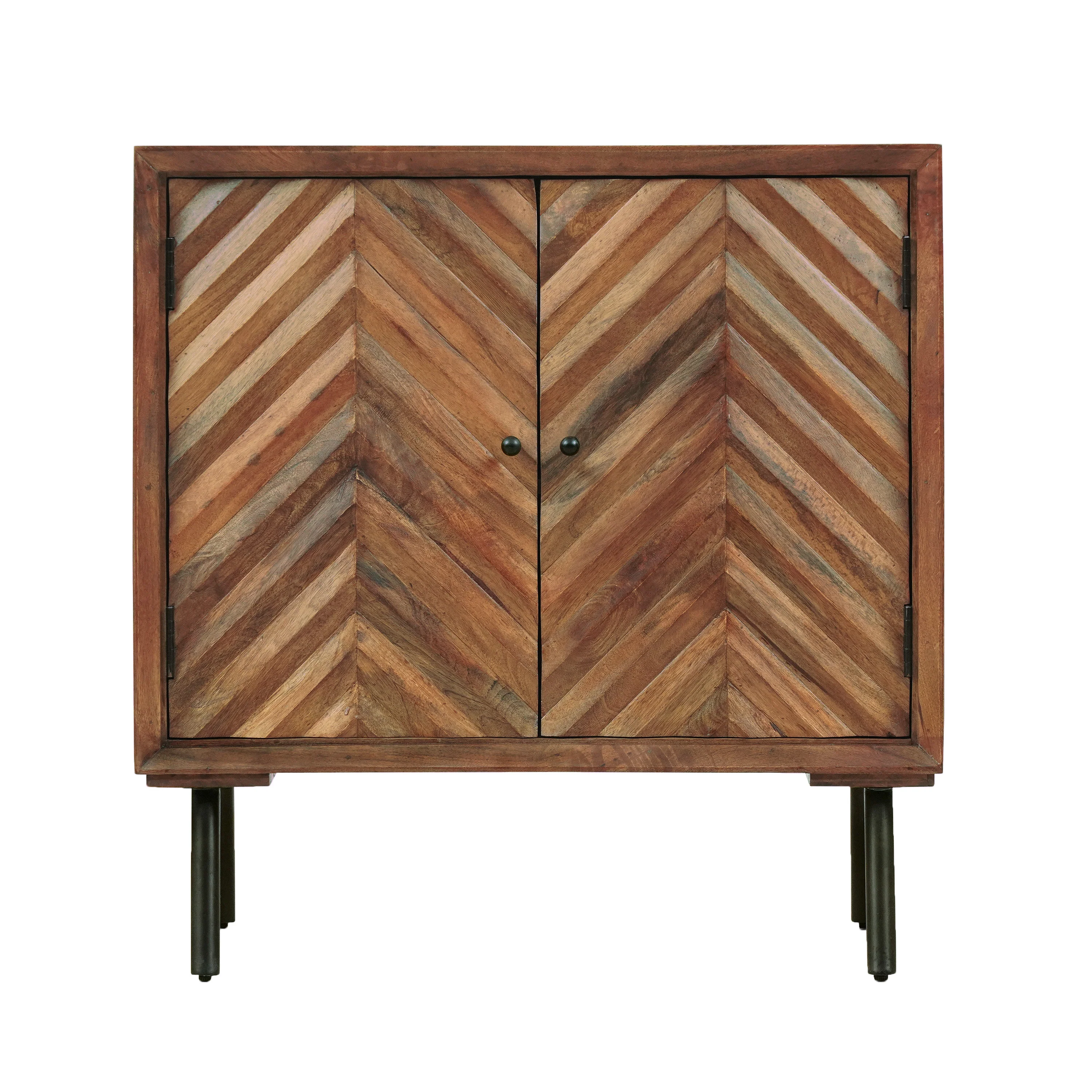 Yordani Mid-Century Modern Handcrafted Mango Wood Sideboard - furnishings
