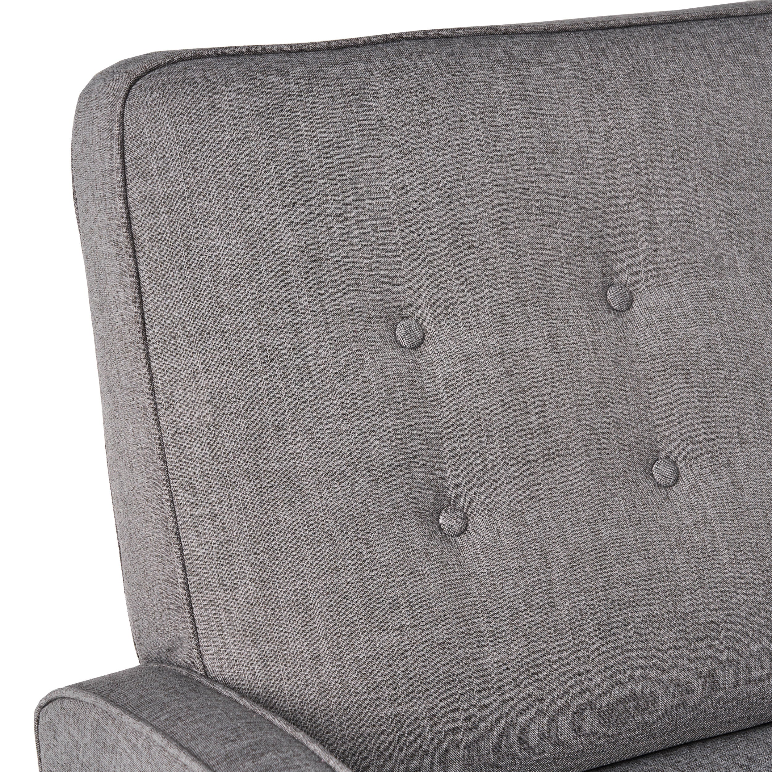 Callade Buttoned Fabric Reclining Loveseat - furnishings