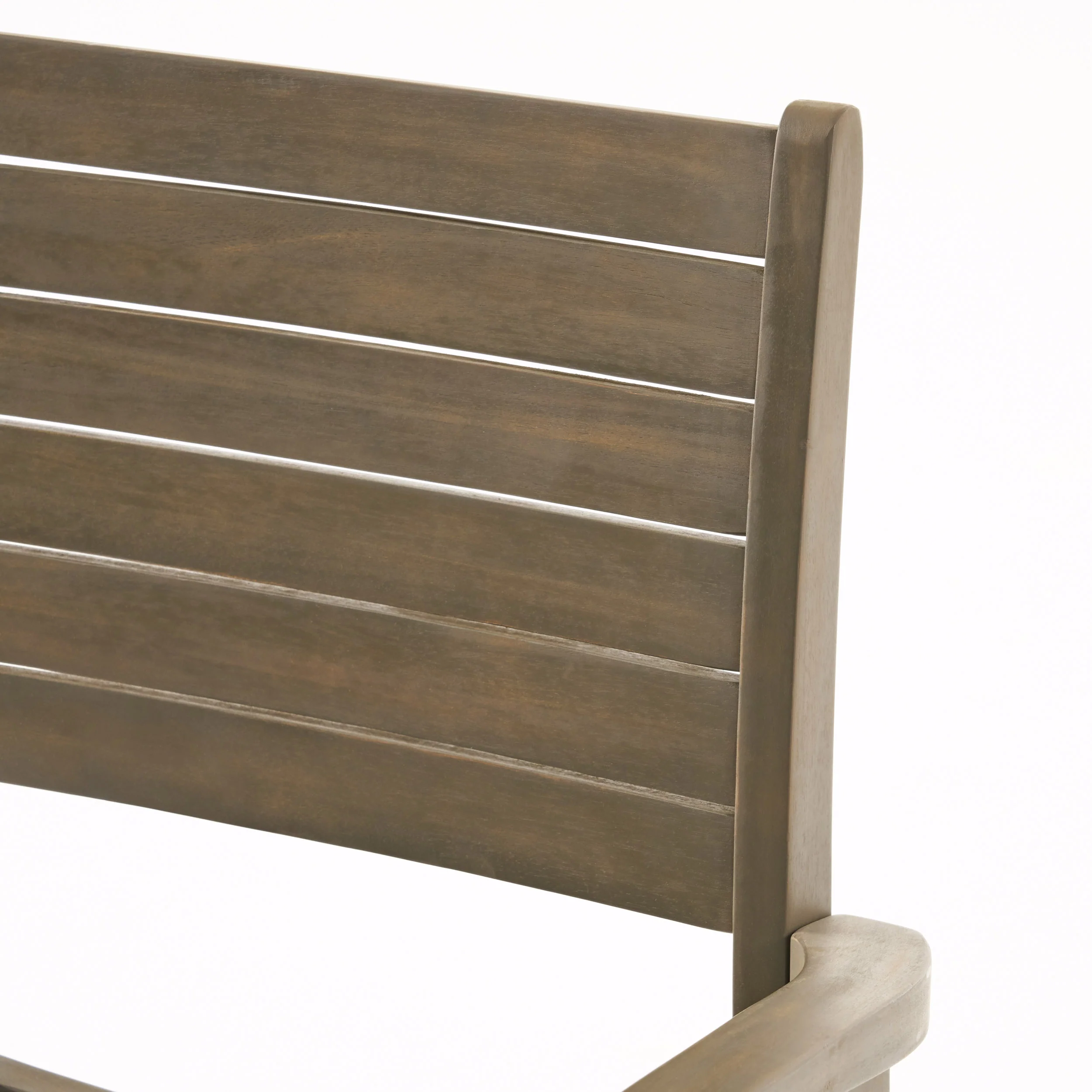 Bauer Outdoor 6-Seater Rectangular Acacia Wood Dining Set - furnishings
