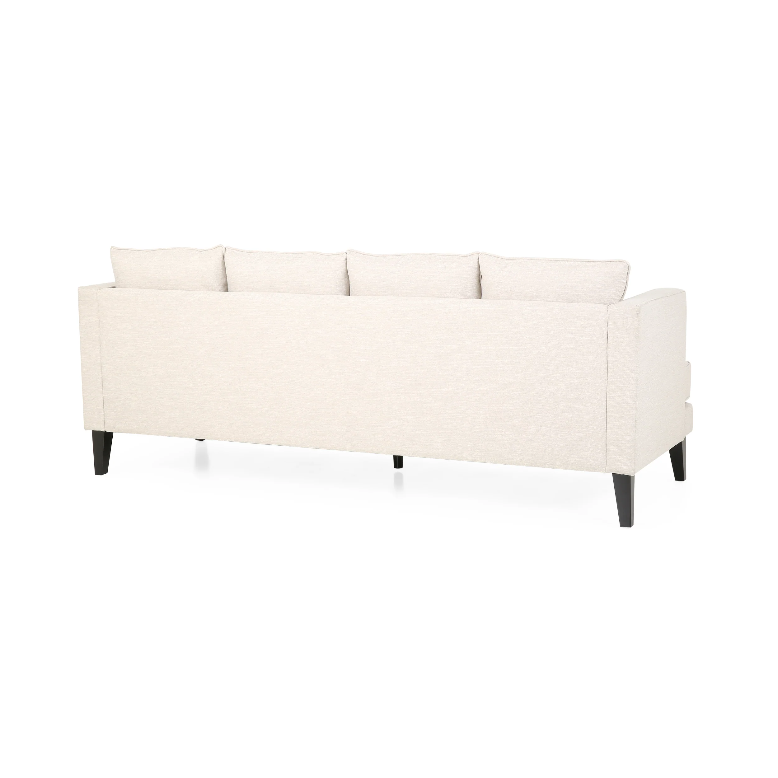 Nimsi Contemporary 3 Seater Fabric Sofa - furnishings