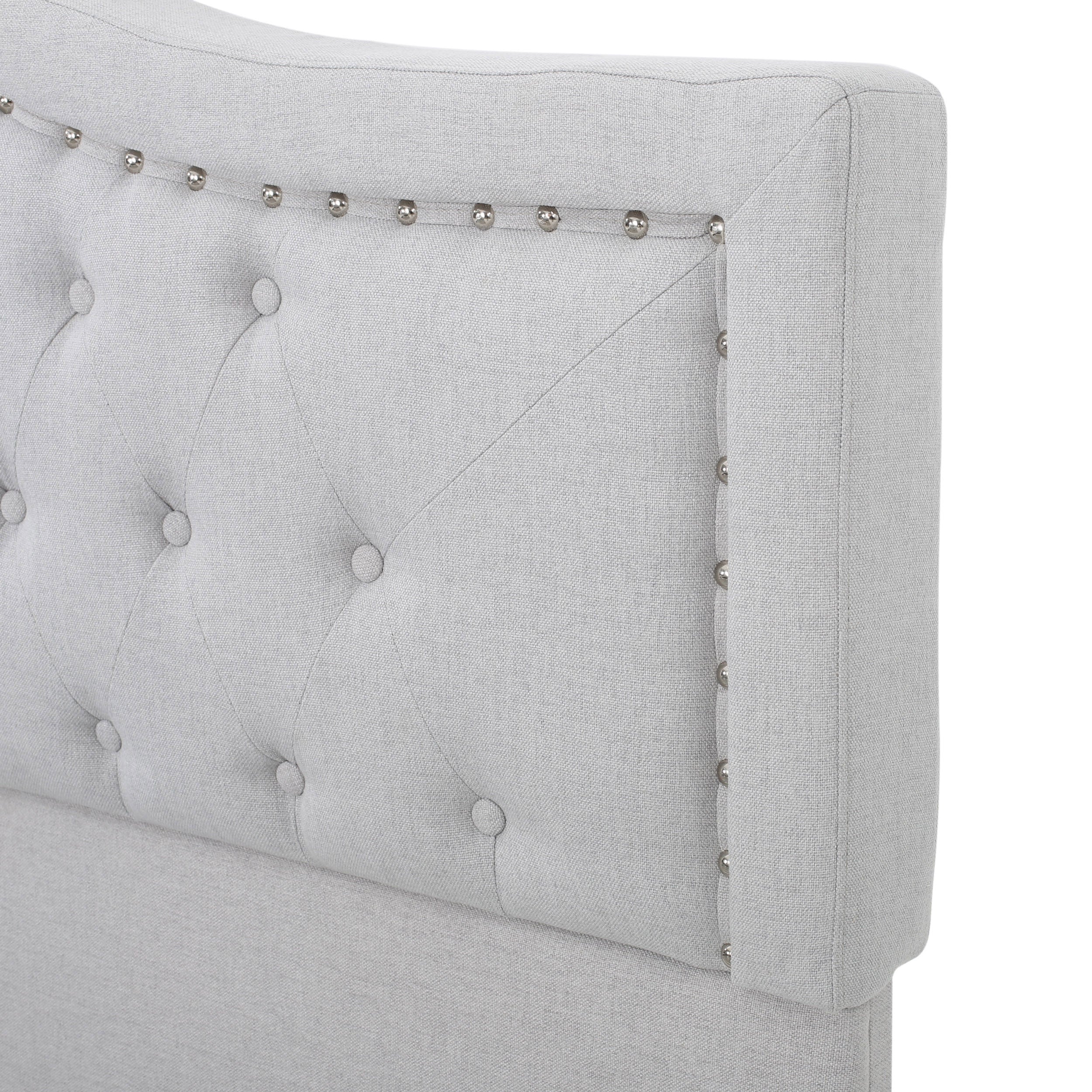Livi Fabric Fully Upholstered Queen Bed Set - furnishings