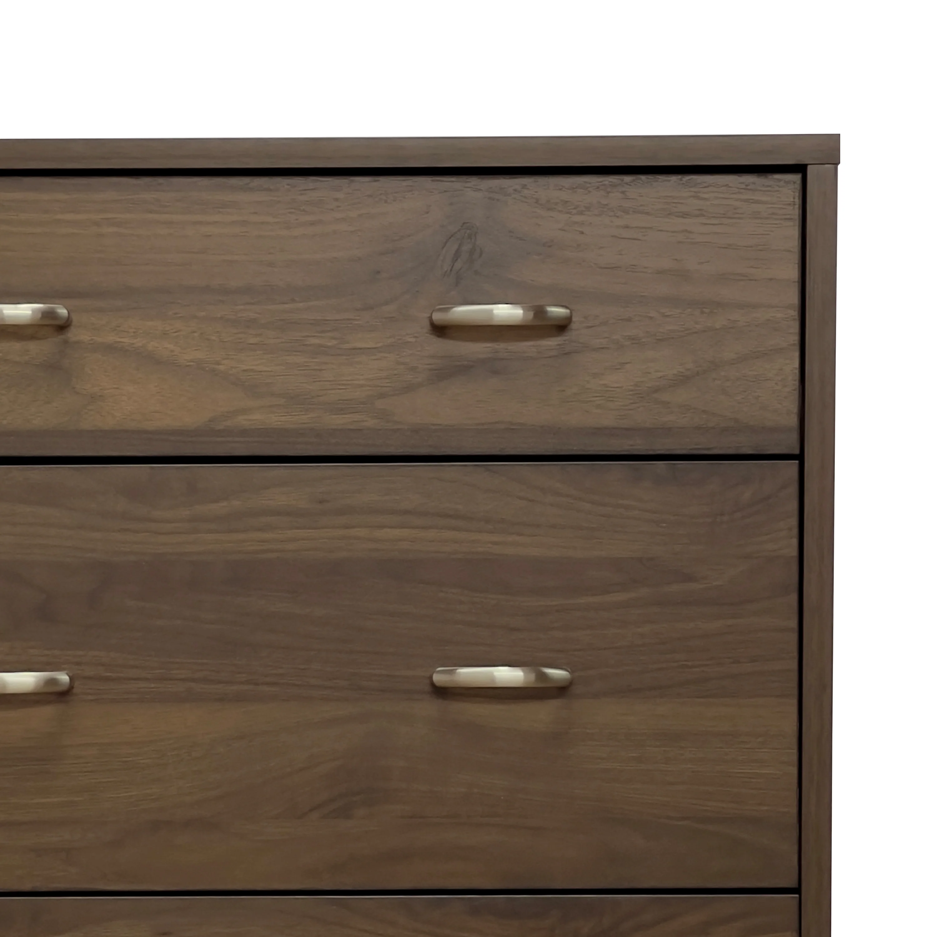 Wilbur Mid Century Wooden 3 Piece 4 Drawer Dresser and Nightstand Bedroom Set - furnishings