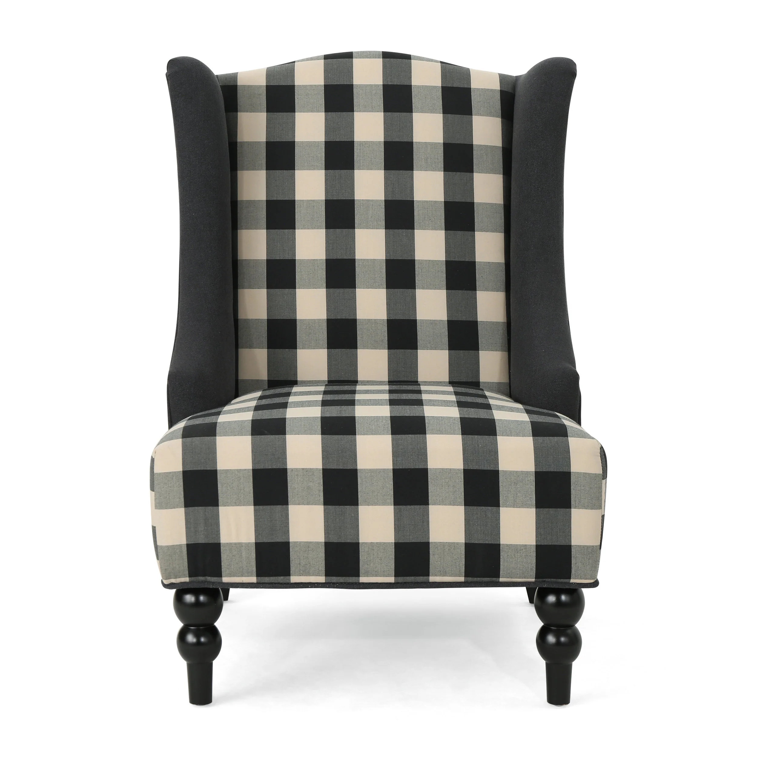 Alonso Wingback Fabric Club Chair - furnishings