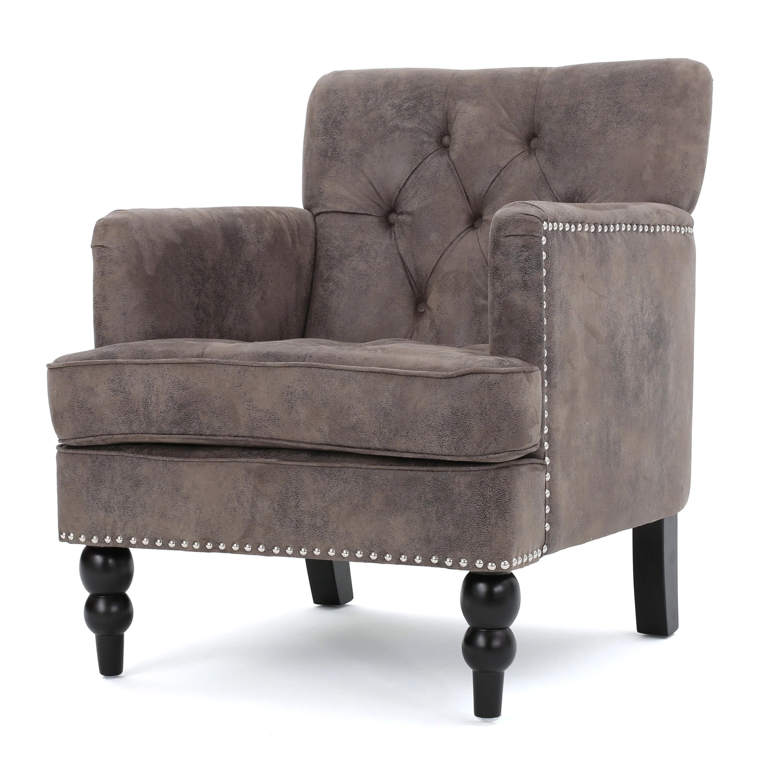 Madene Tufted Back Fabric Club Chair - furnishings