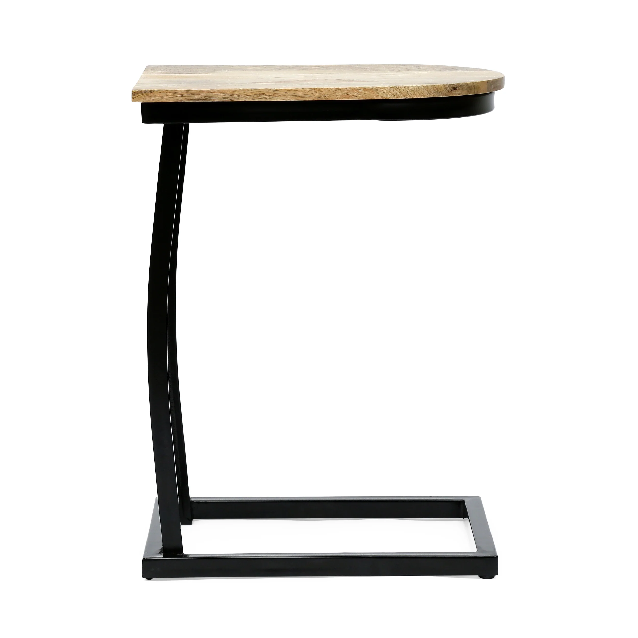Maya Bay Handcrafted Boho C-Shaped End Table - furnishings