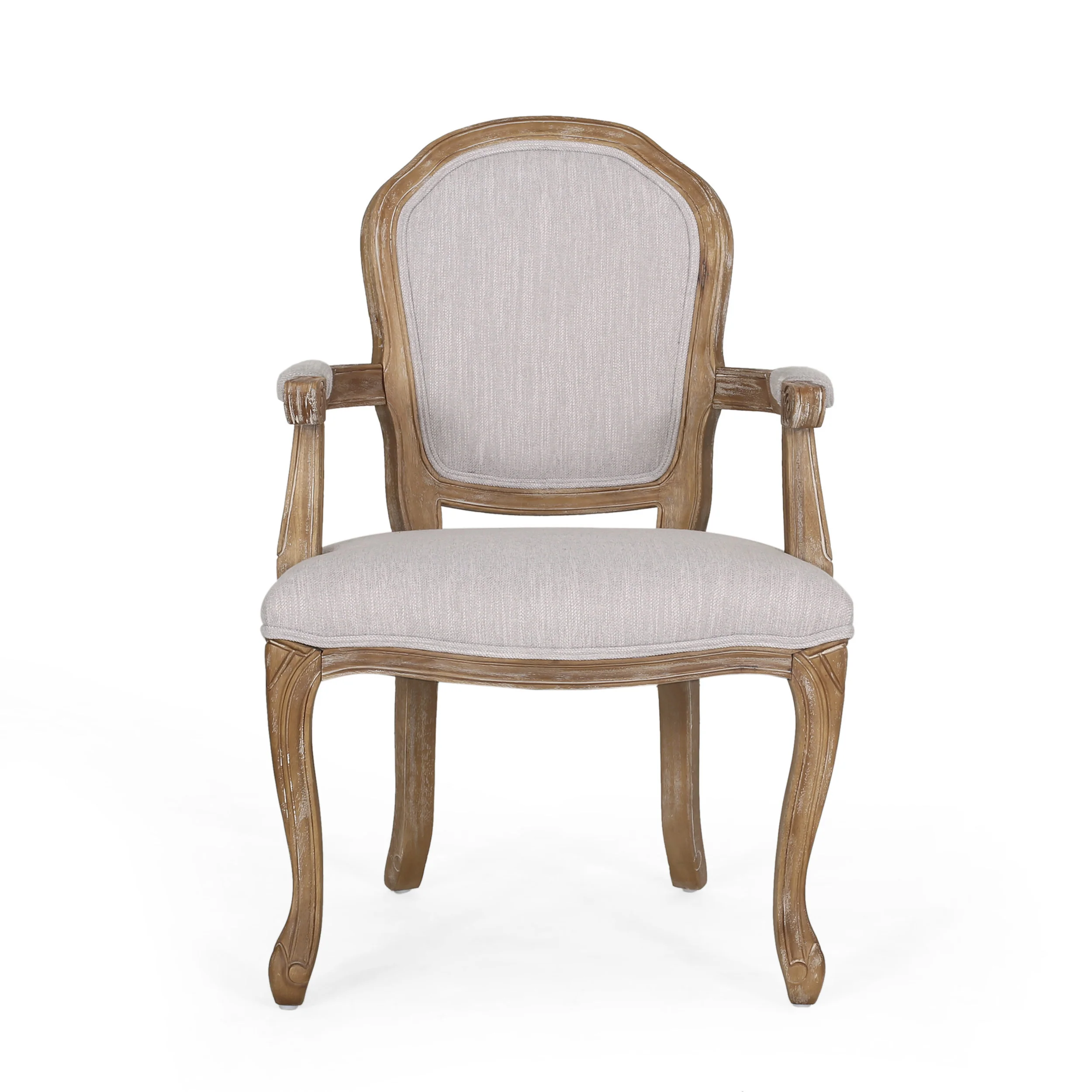 Fairgreens Traditional Upholstered Dining Chairs, Set of 2 - furnishings