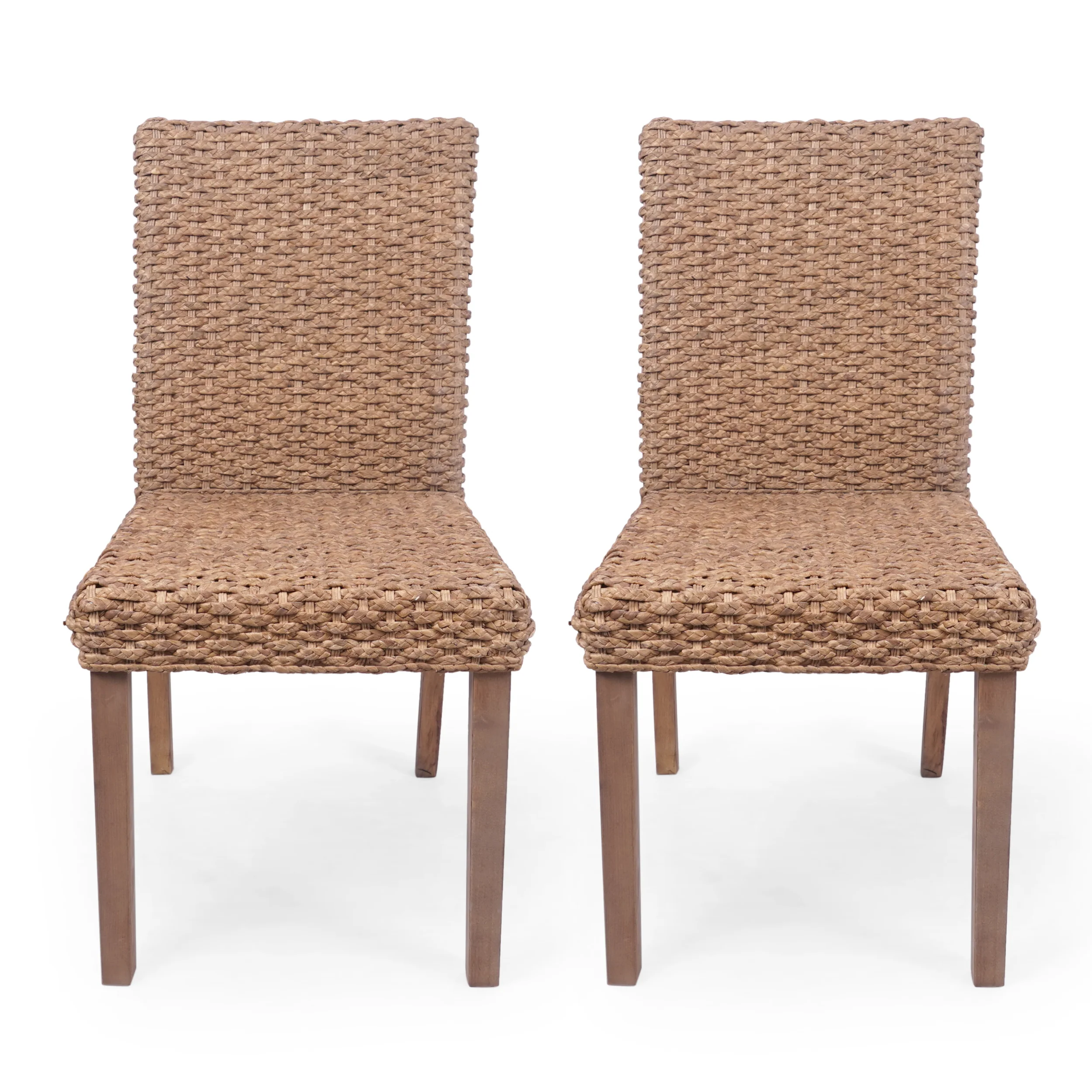 Laryiah Boho Wicker Dining Chair (Set of 2) - furnishings