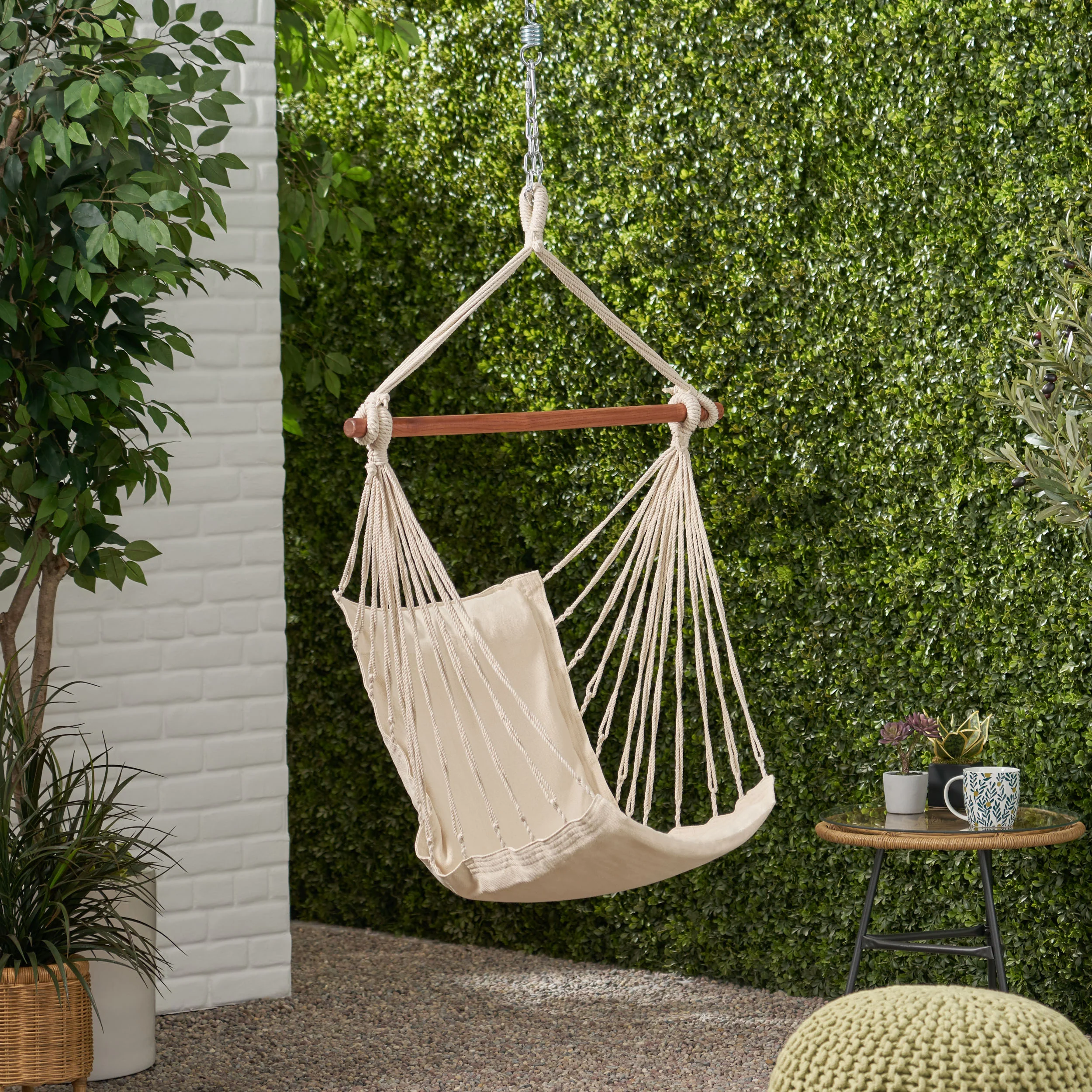 Gina Outdoor Fabric Swing Hammock Chair (NO STAND) - furnishings