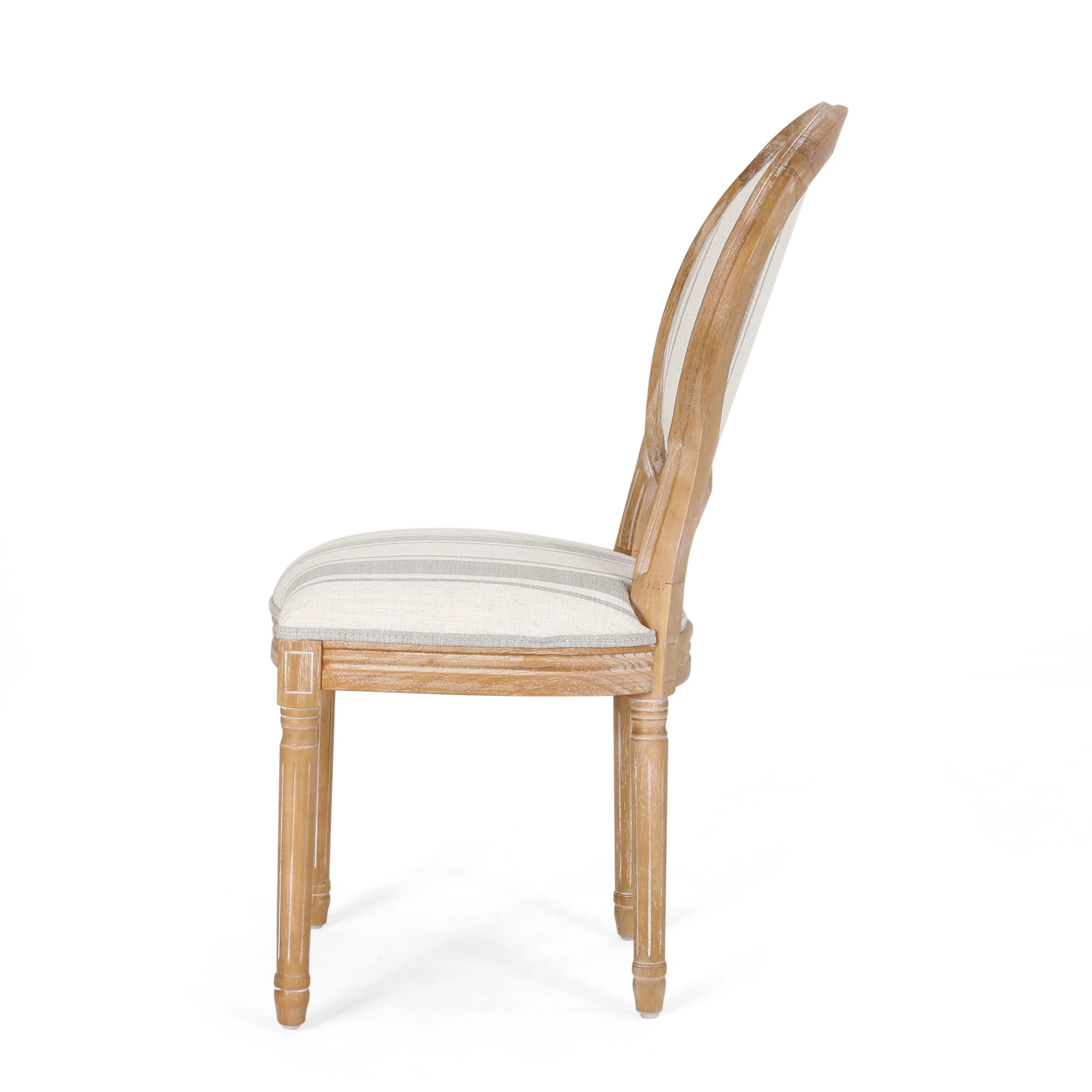 Lariya French Country Fabric Dining Chairs - furnishings