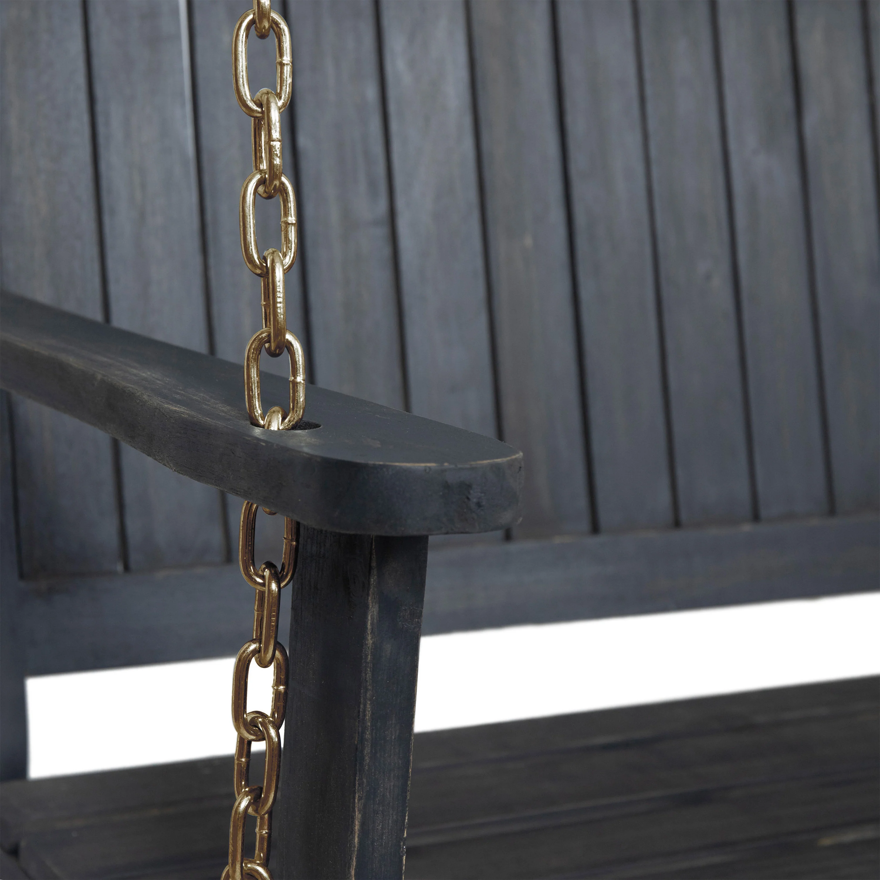 Lilith Outdoor Aacia Wood Porch Swing - furnishings