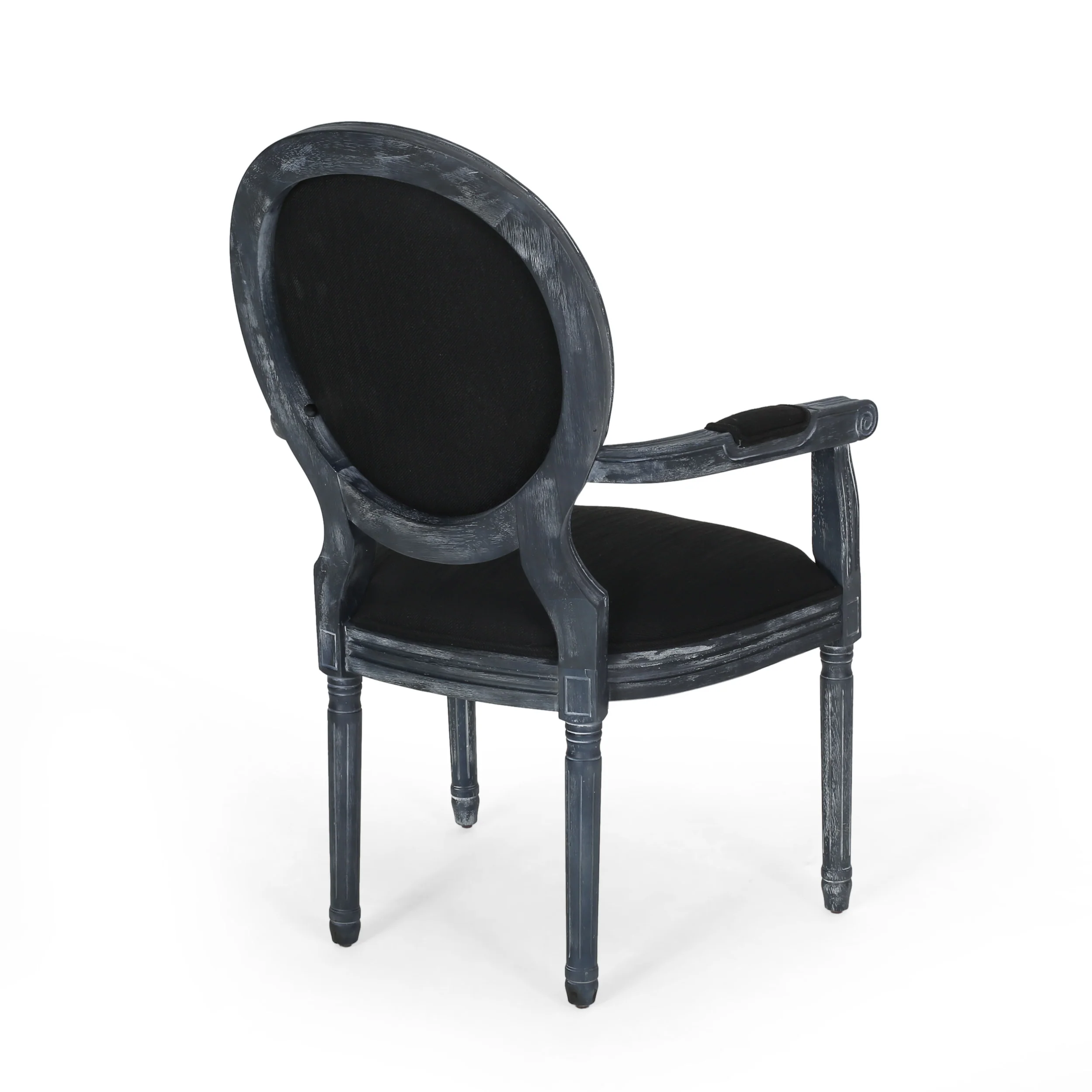 Aisenbrey French Country Wood Upholstered Dining Chair - furnishings