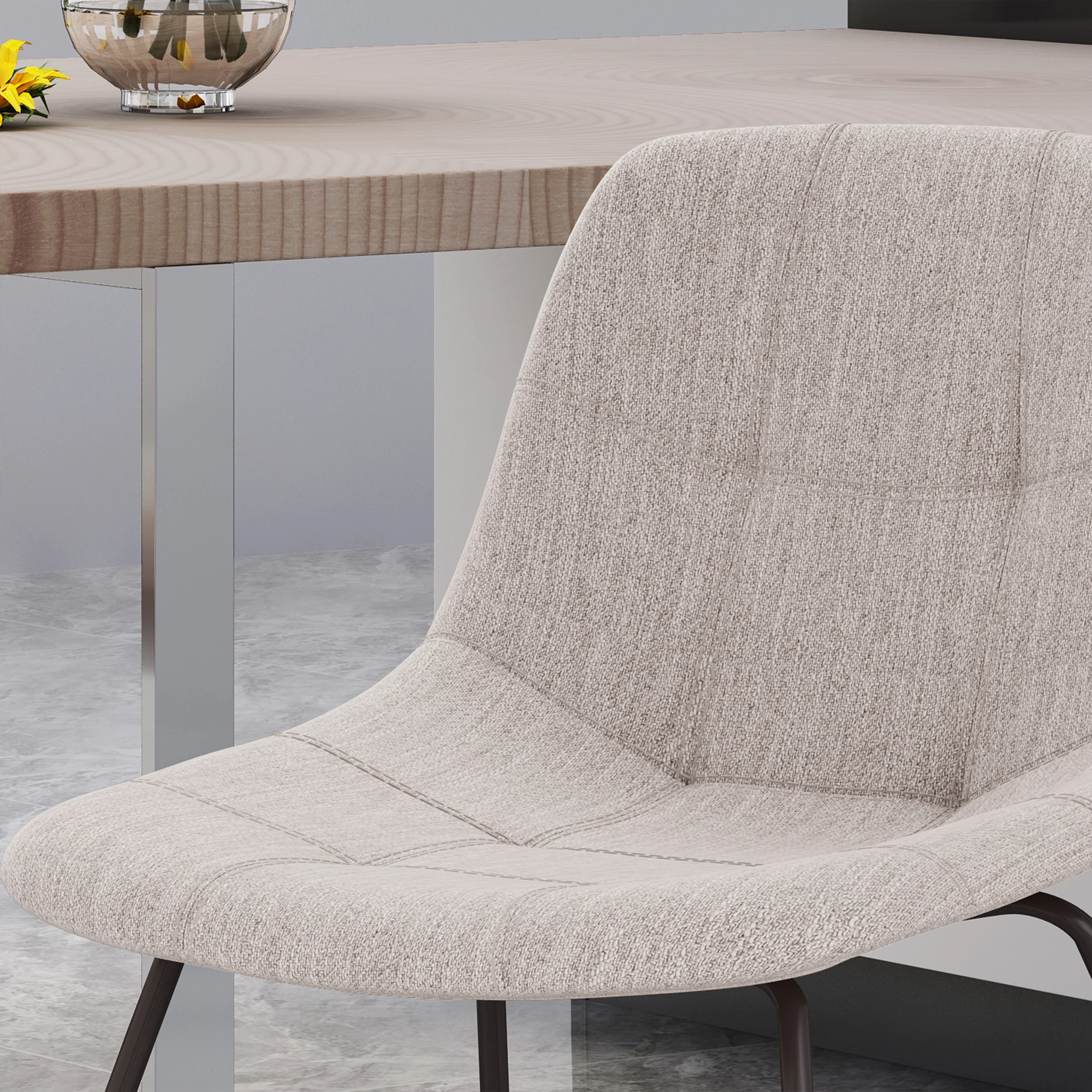 Mailee Fabric Dining Chair (Set of 2) - furnishings
