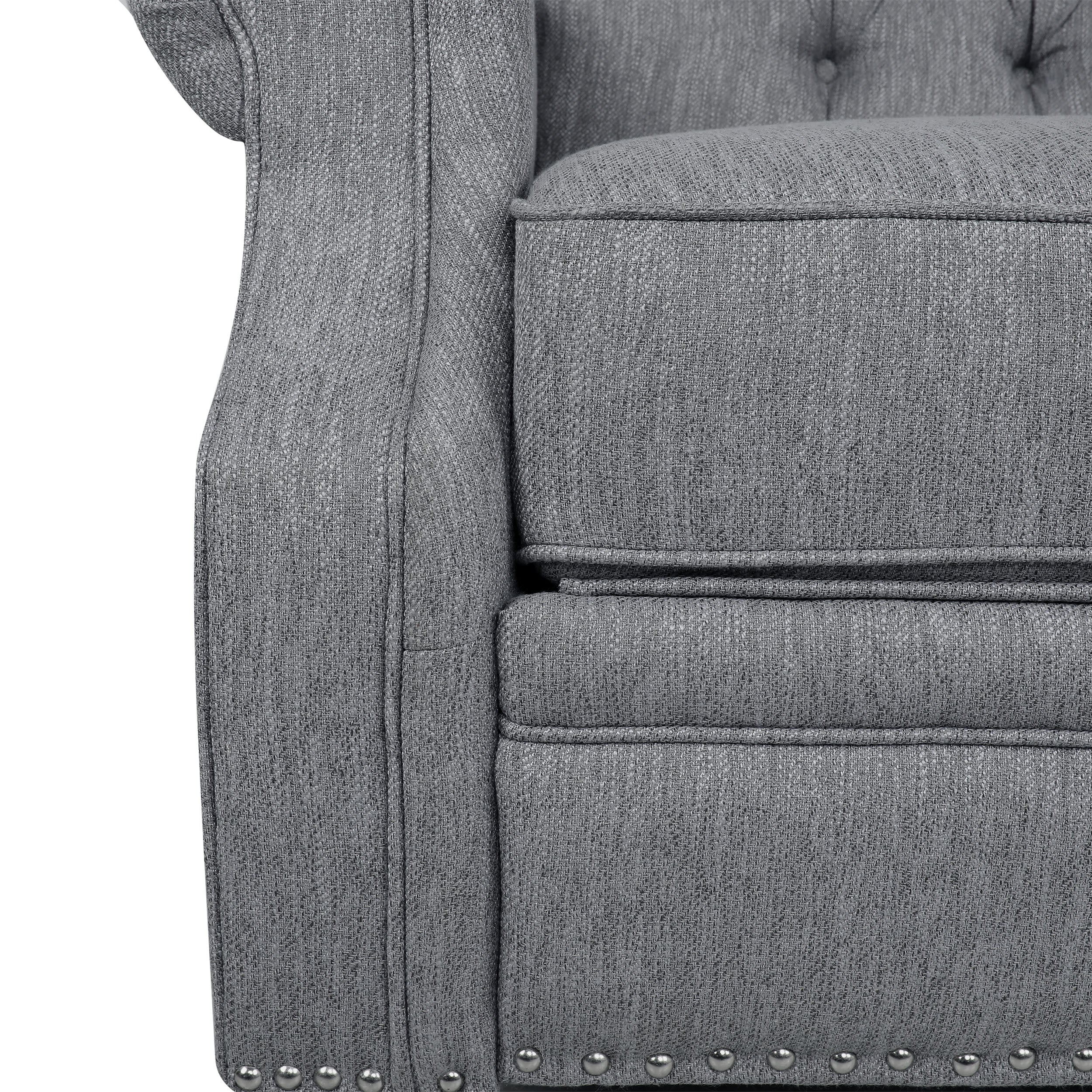 Welch Contemporary Tufted Recliner - furnishings