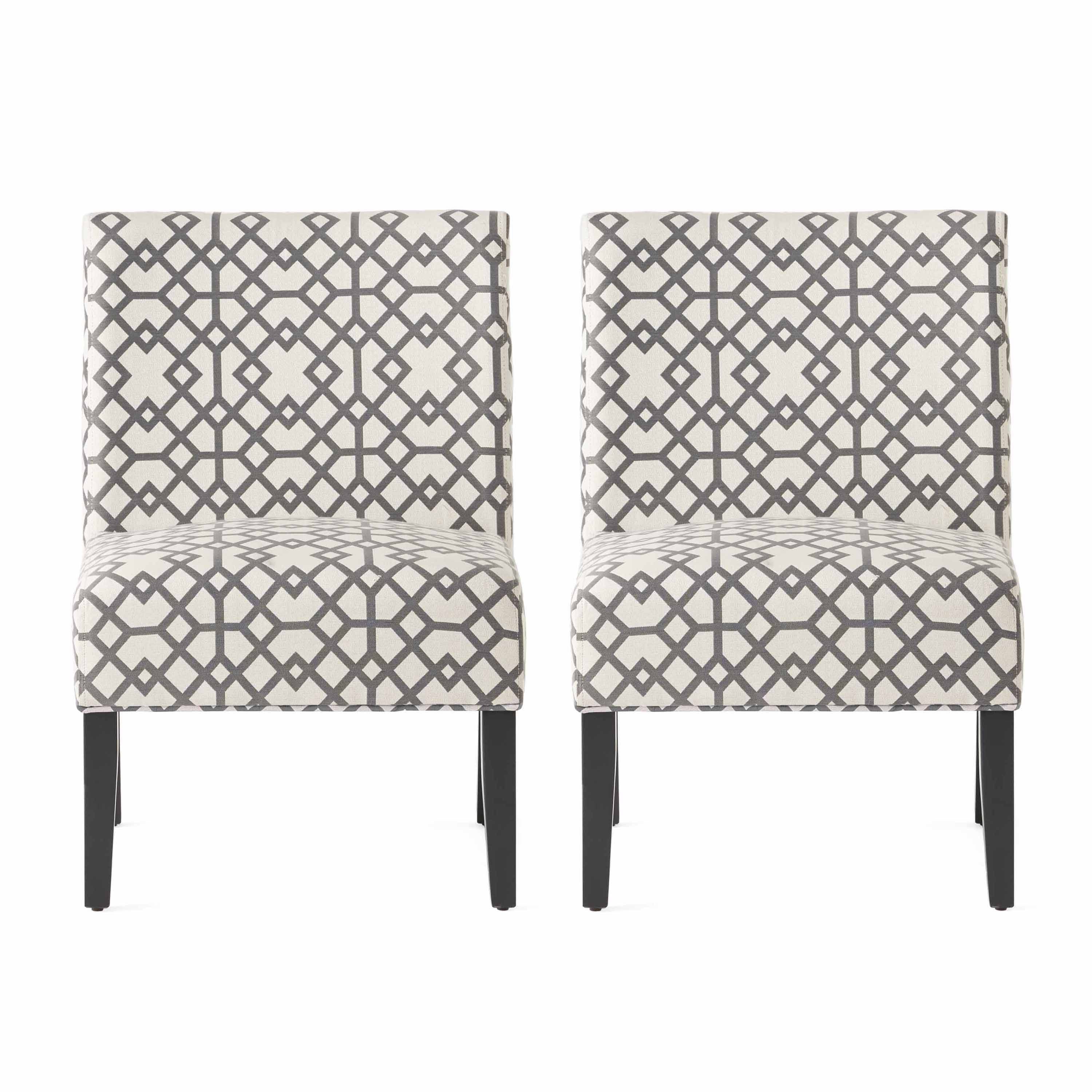 Kendal Contemporary Fabric Slipper Accent Chair - furnishings