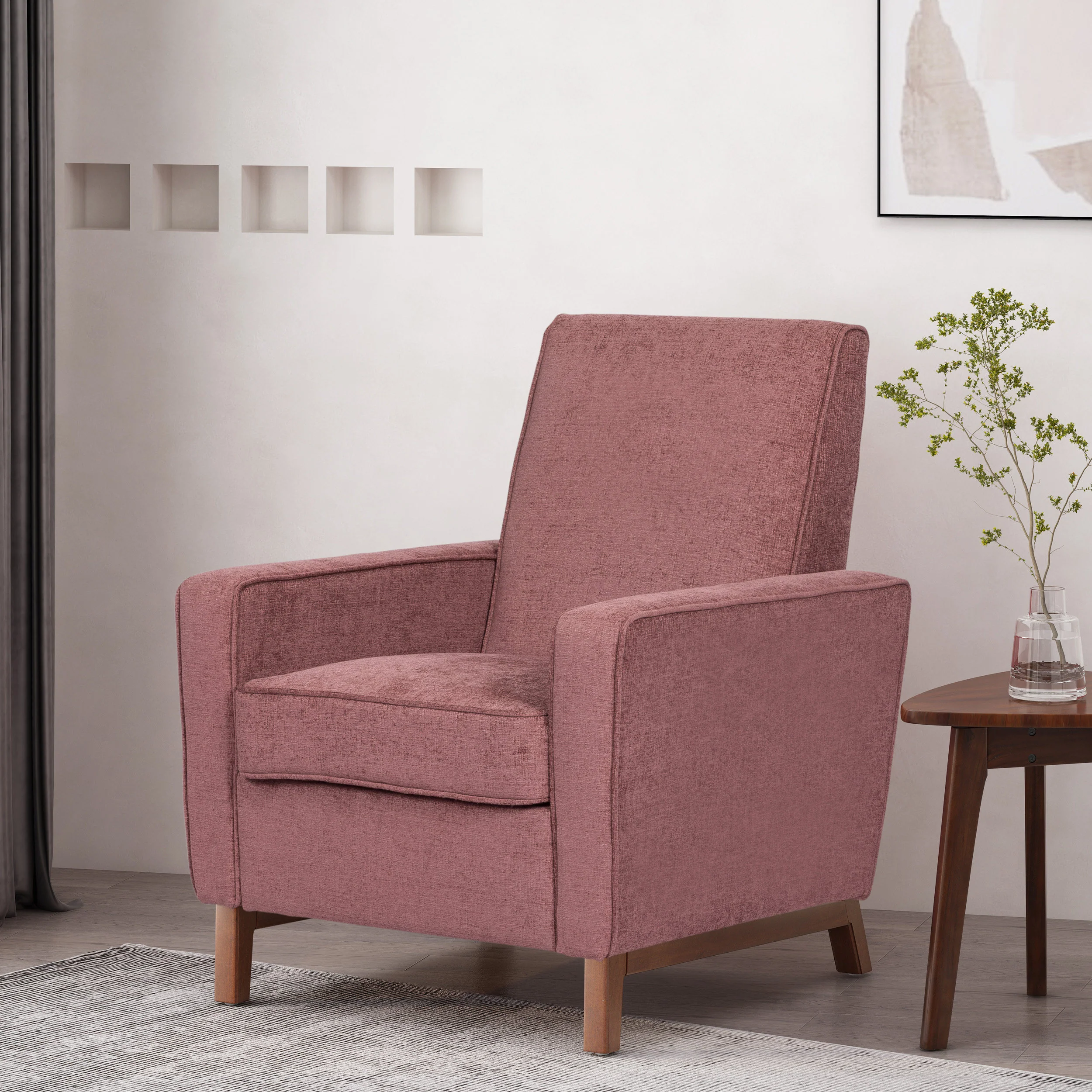 Haston Contemporary Upholstered Club Chair - furnishings