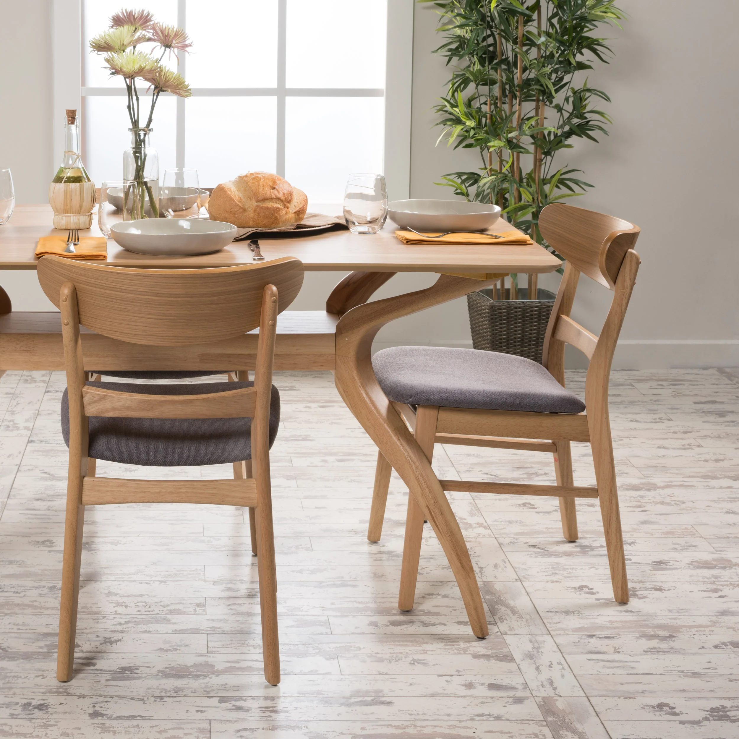 Helen Mid Century Modern Dining Chair (Set of 2) - furnishings