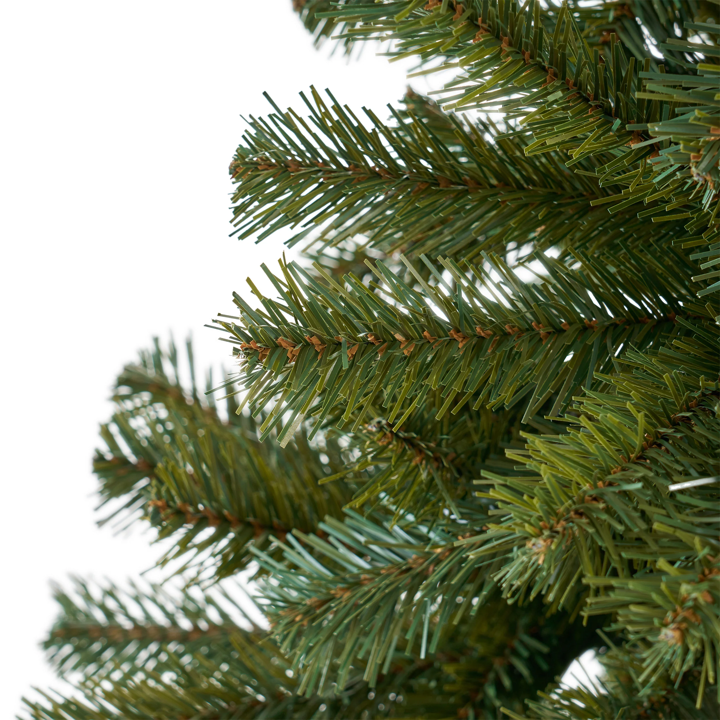 7-foot Noble Fir Hinged Artificial Christmas Tree - furnishings