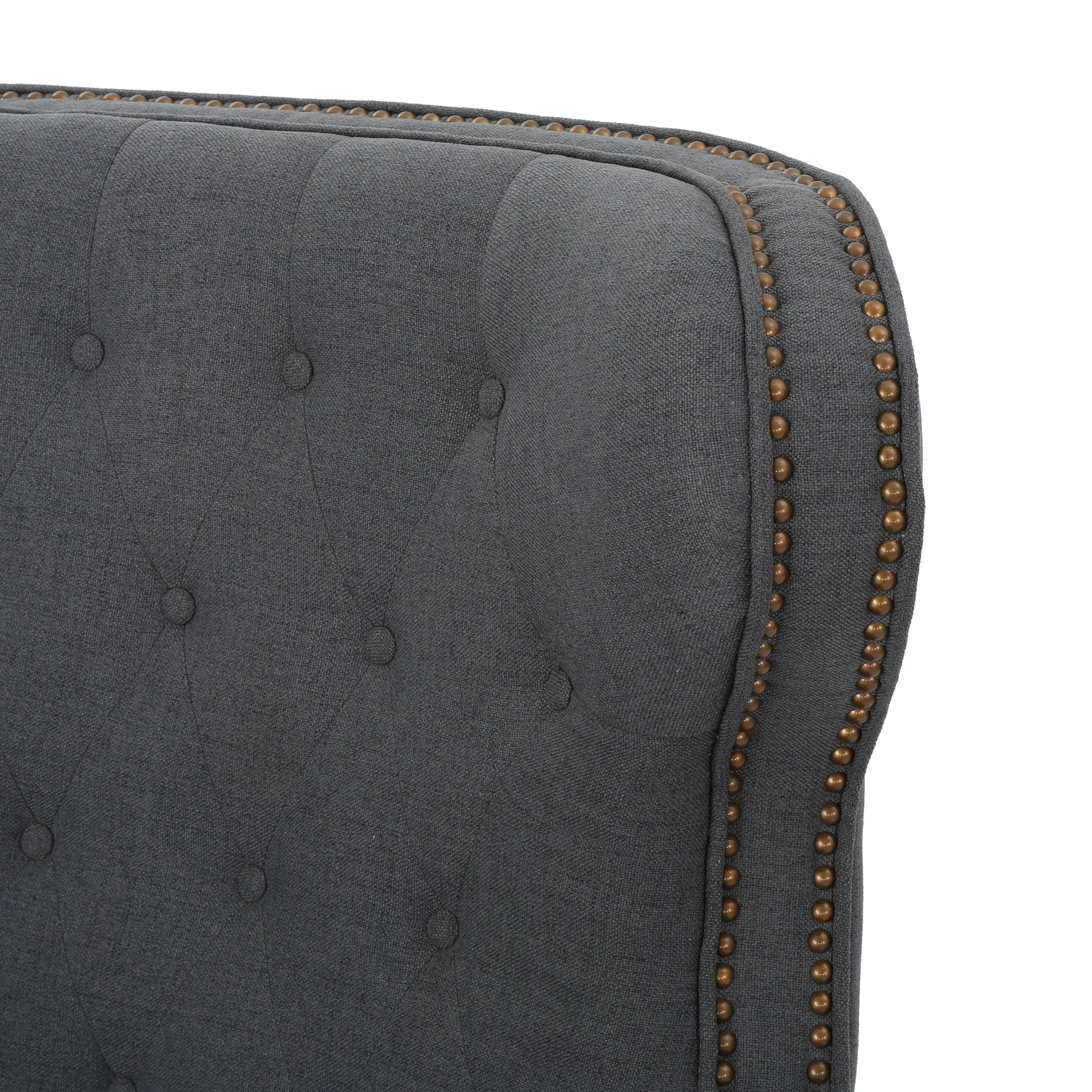 Waldo Tufted Back Studded Accent Recliner Armchair - furnishings