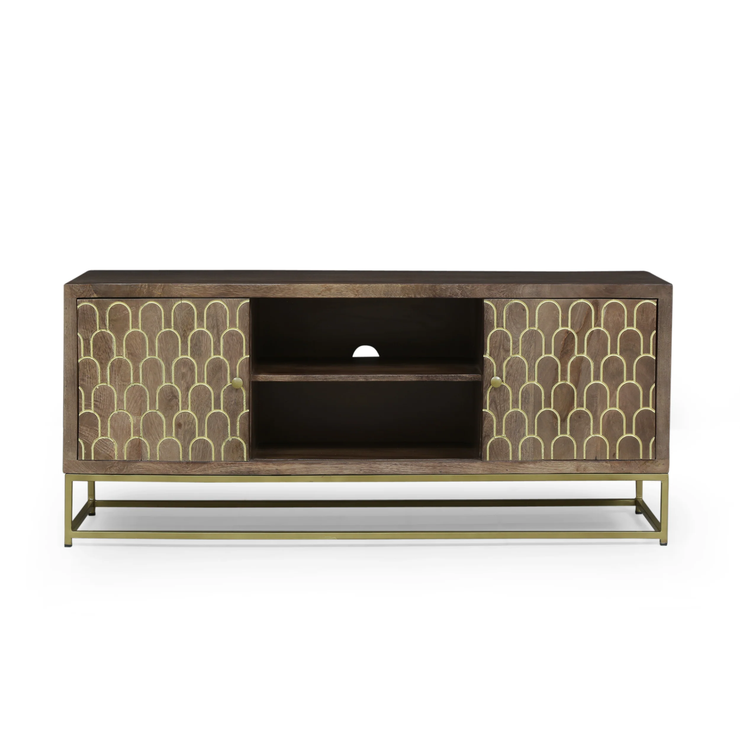 Javayah Contemporary Wooden TV Stand - furnishings