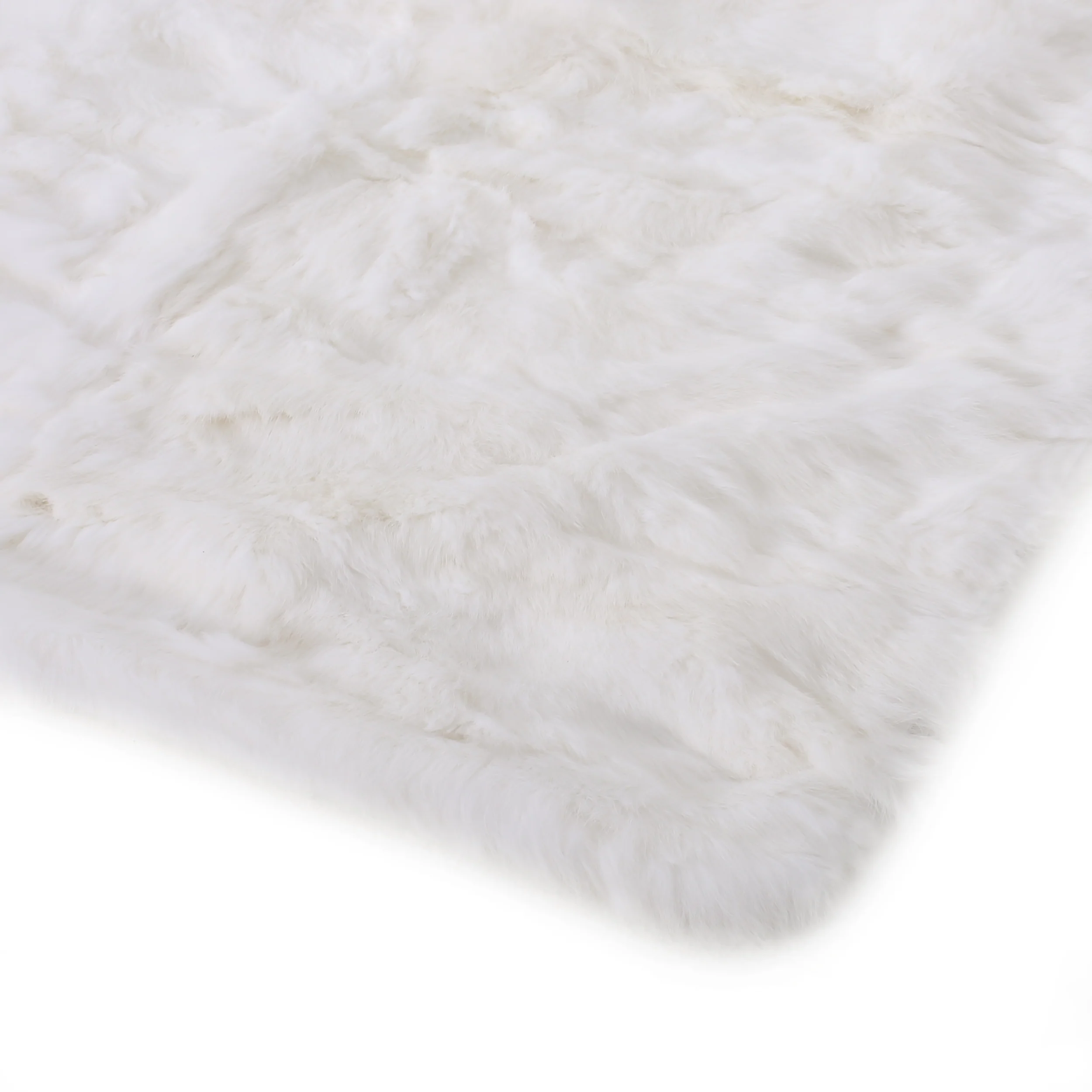 Lauren Glam Fur Throw Blanket - furnishings