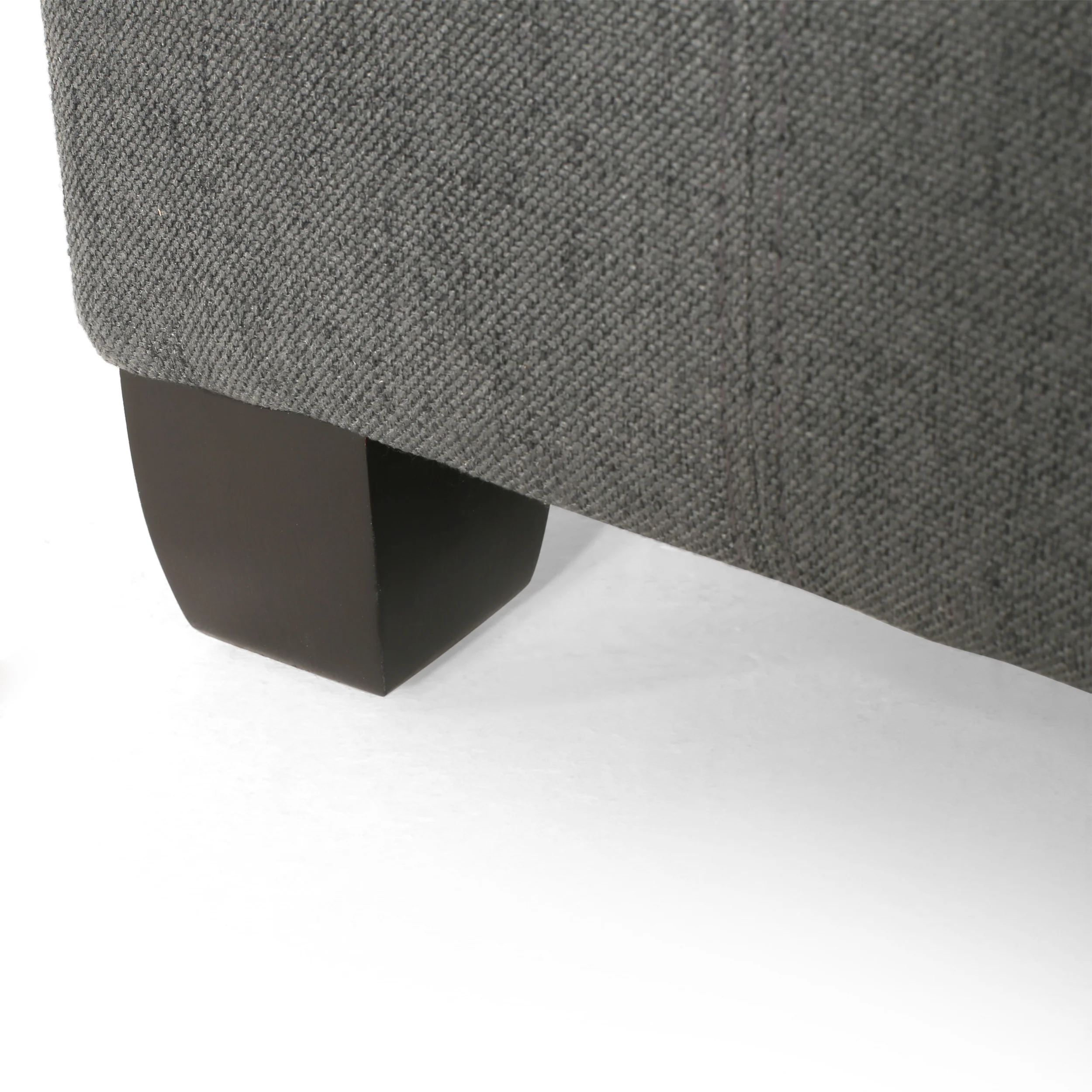 Piogor Contemporary Tufted Fabric Storage Ottoman - furnishings