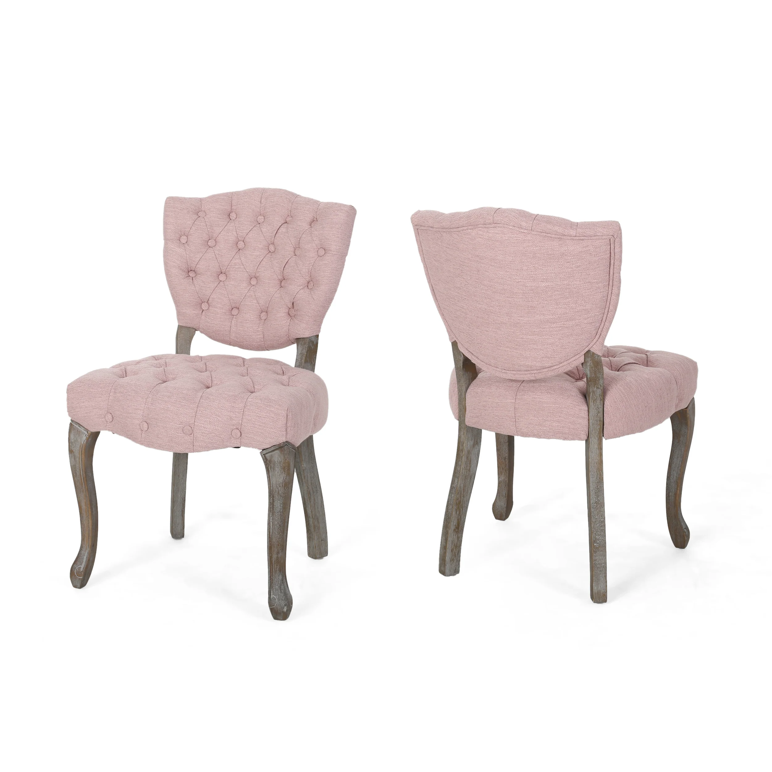 Case Tufted Dining Chair with Cabriole Legs (Set of 2) - furnishings