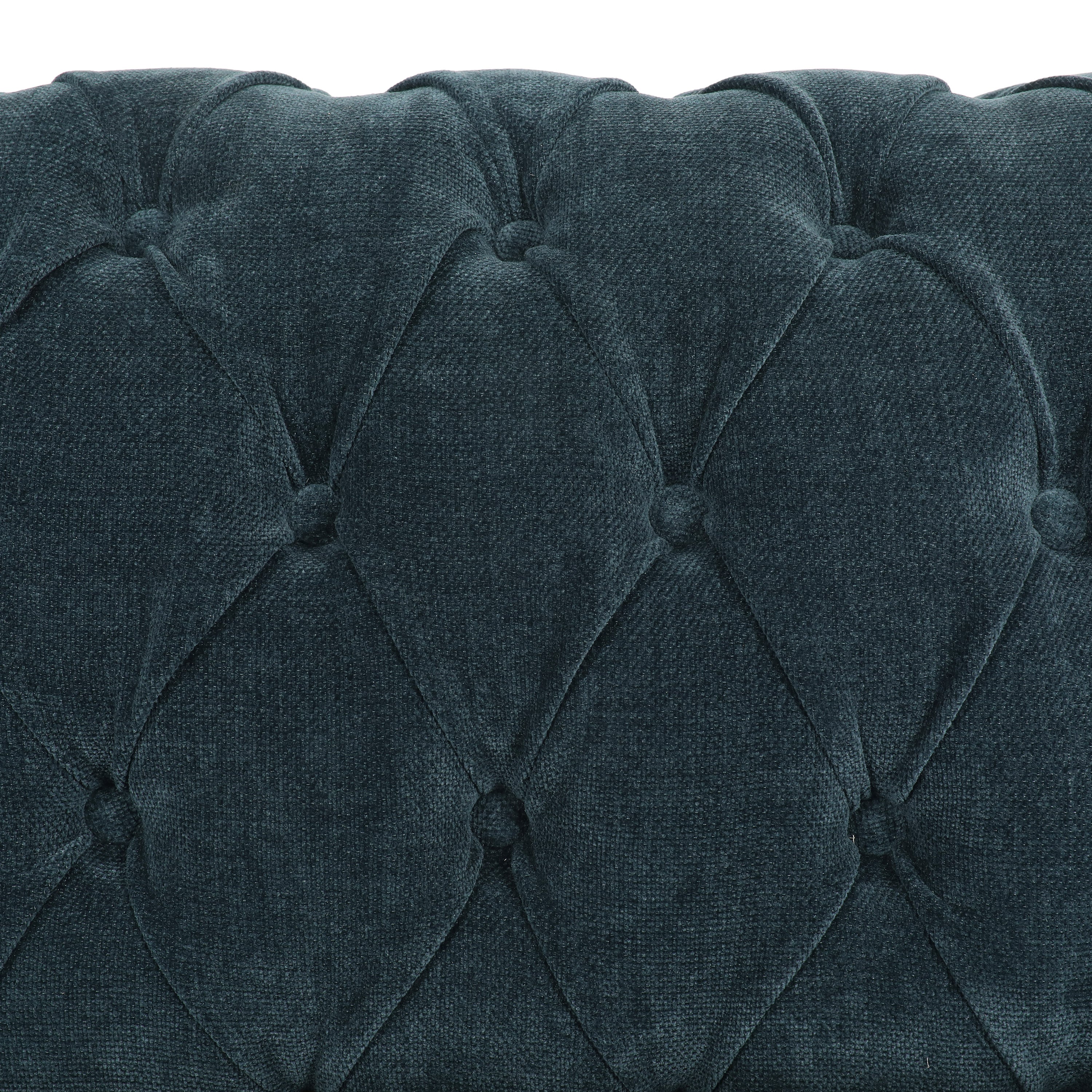 Nystrom Chesterfield Fabric Tufted 3 Seater Sofa - furnishings