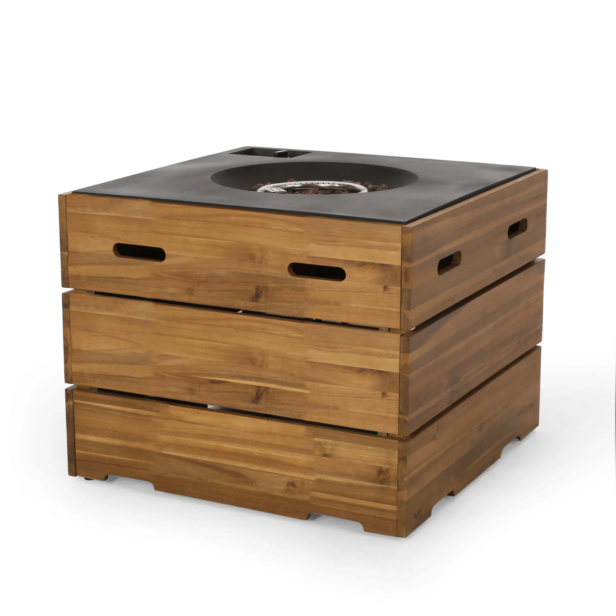 Moloney Outdoor 40,000 BTU Square Fire Pit - furnishings