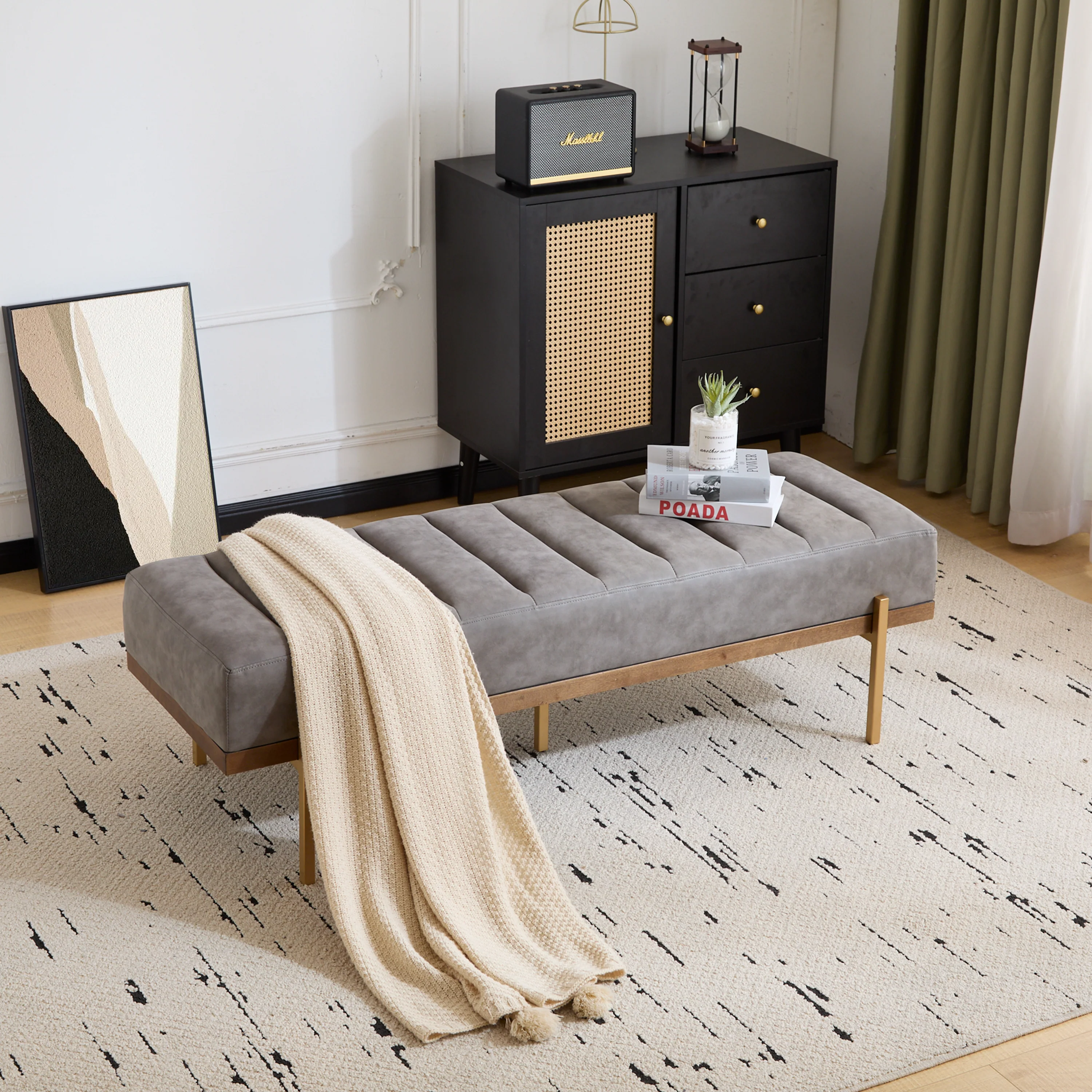 Thorian Luxury Ottoman Bench - furnishings