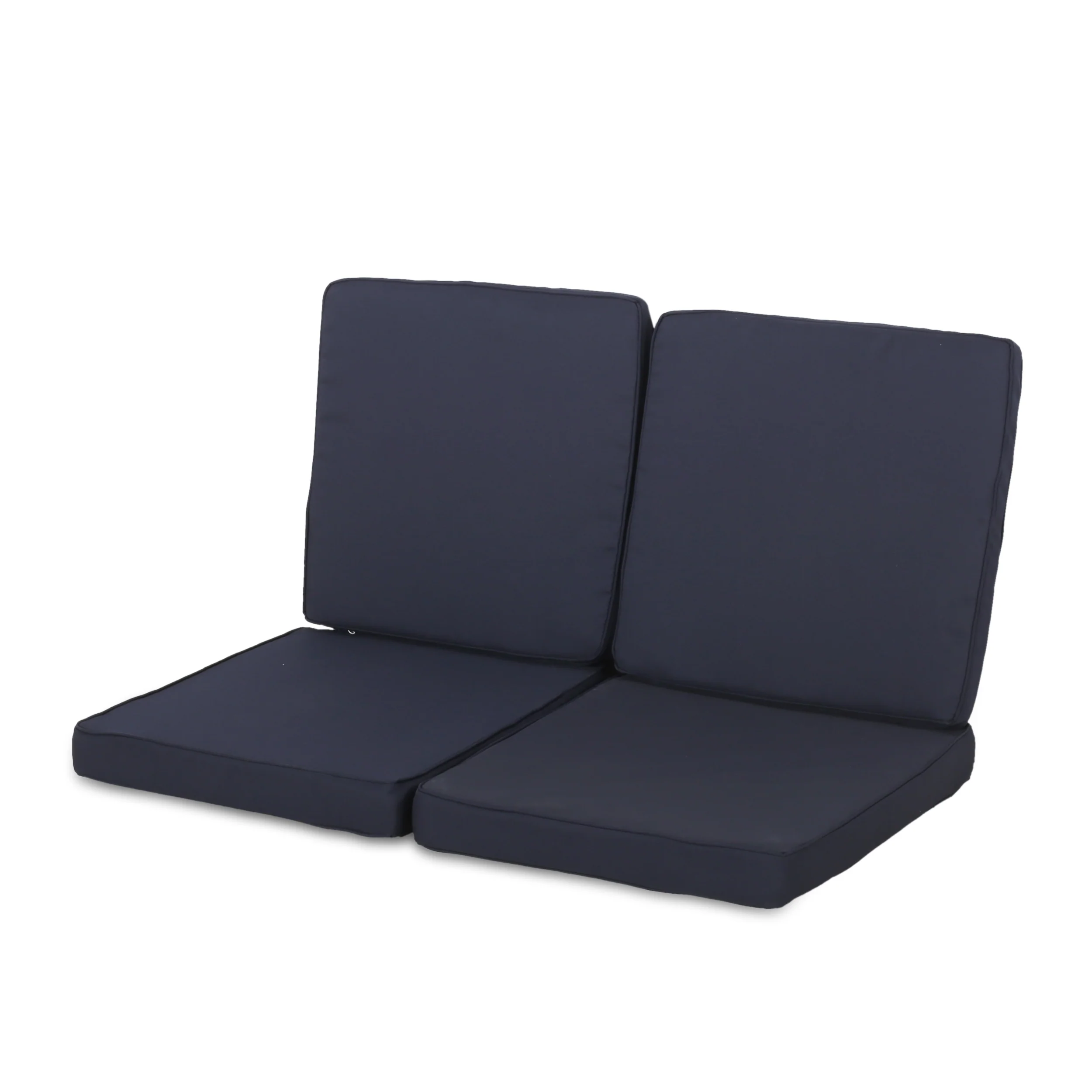 Eydan Outdoor Water Resistant Fabric Club Chair Cushions (Set of 2) - furnishings