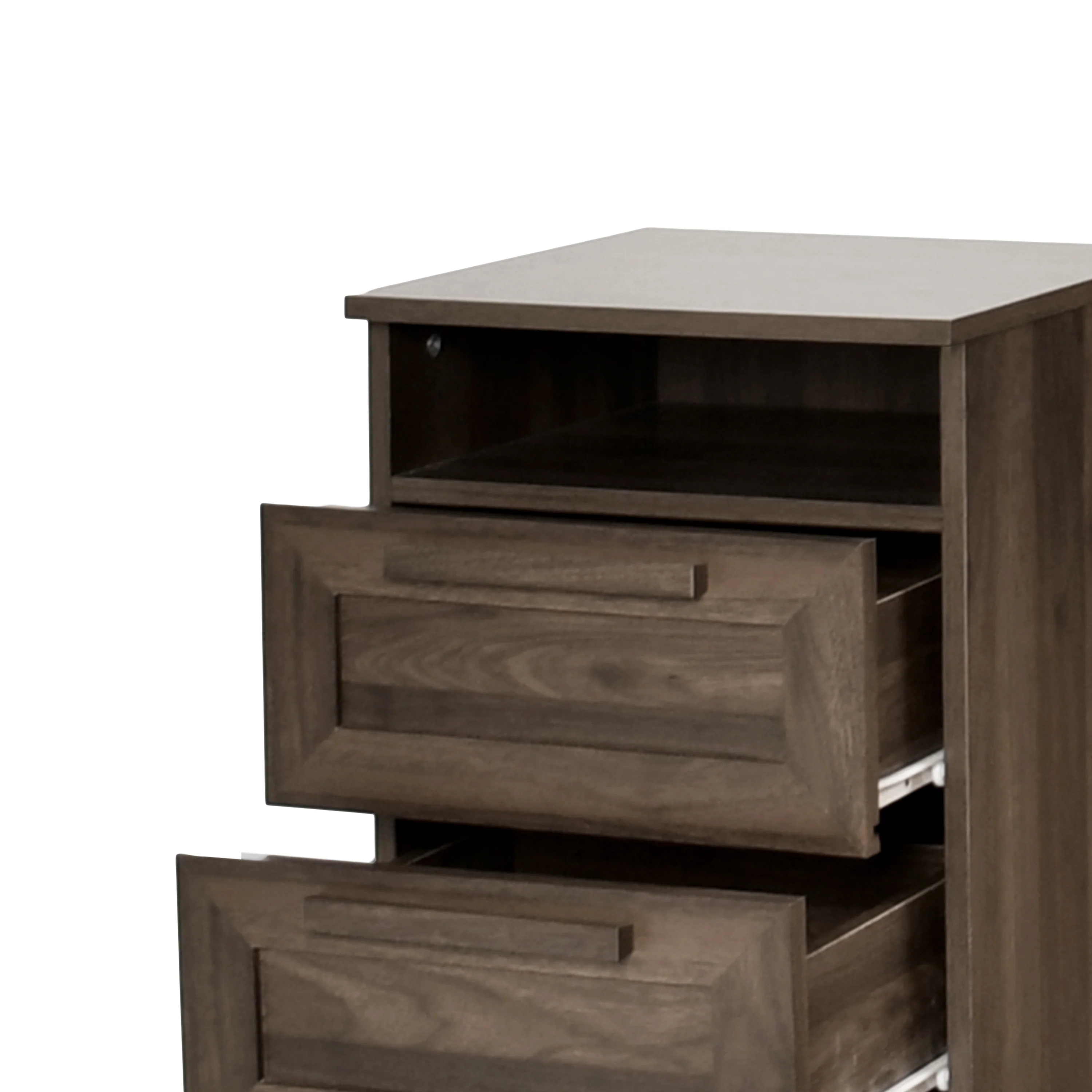 Broxon Rustic 2 Drawer Nightstand - furnishings