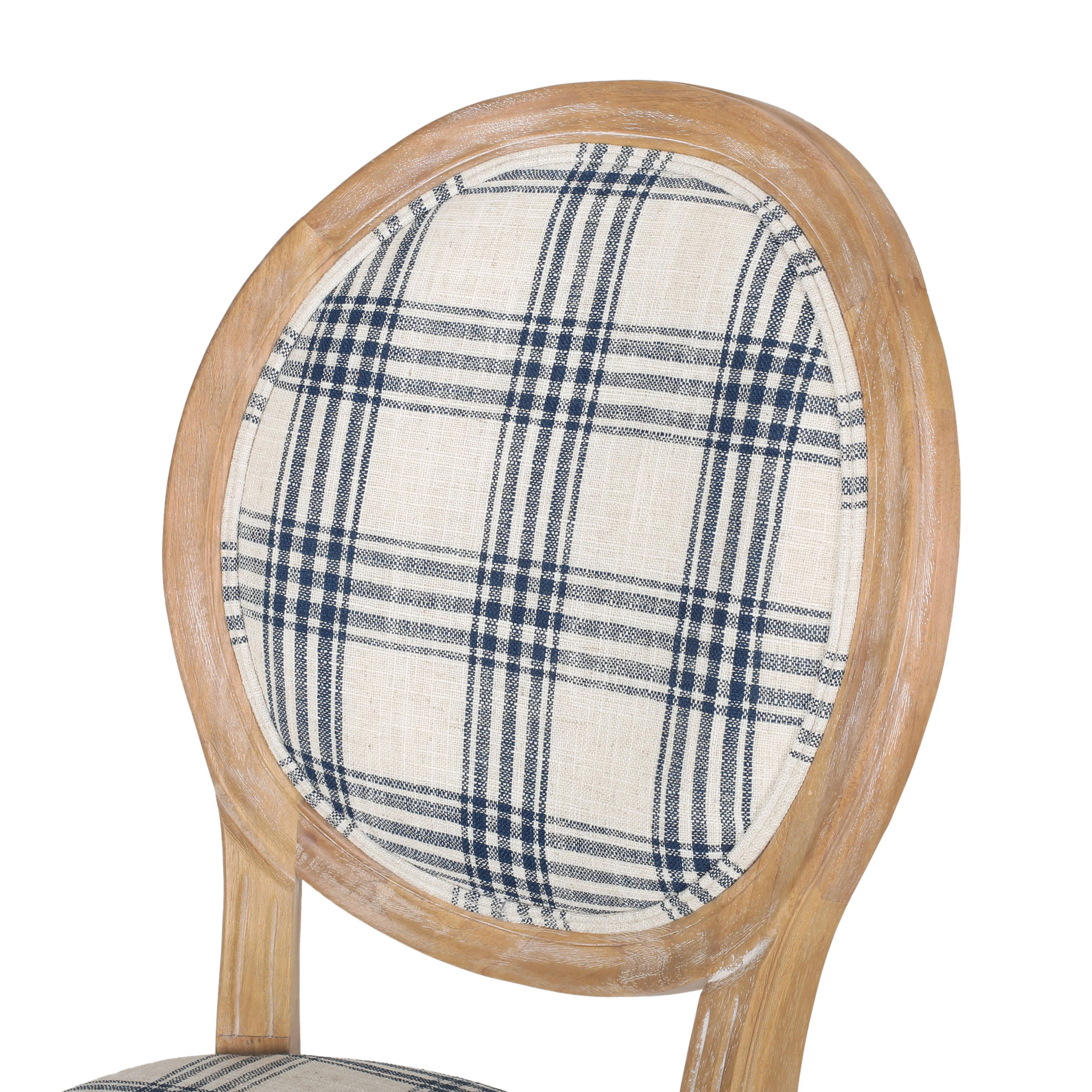 Lariya French Country Fabric Dining Chairs - furnishings