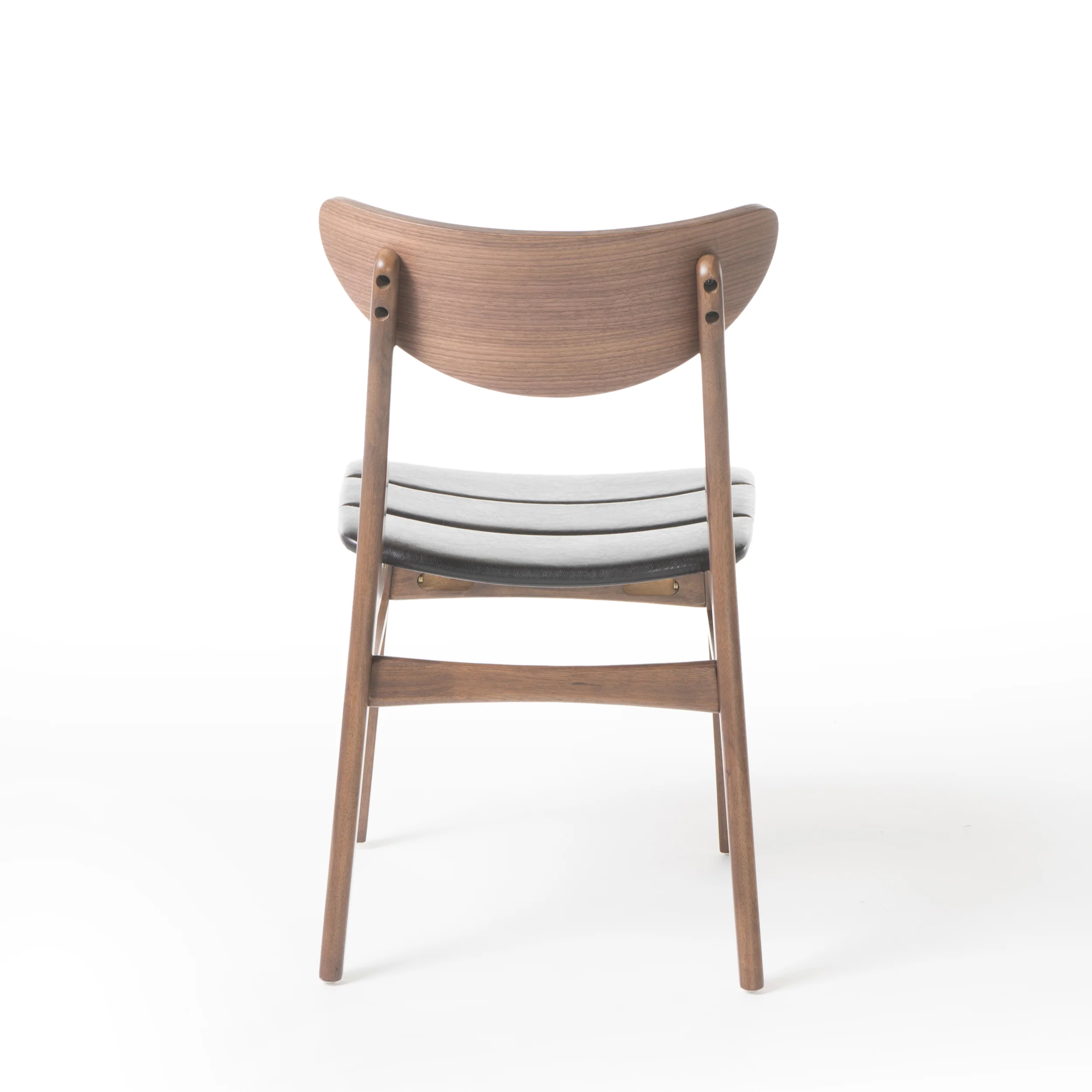 Camilla Mid Century Modern Faux Leather Upholstered Wood Dining Chairs (Set of 2) - furnishings