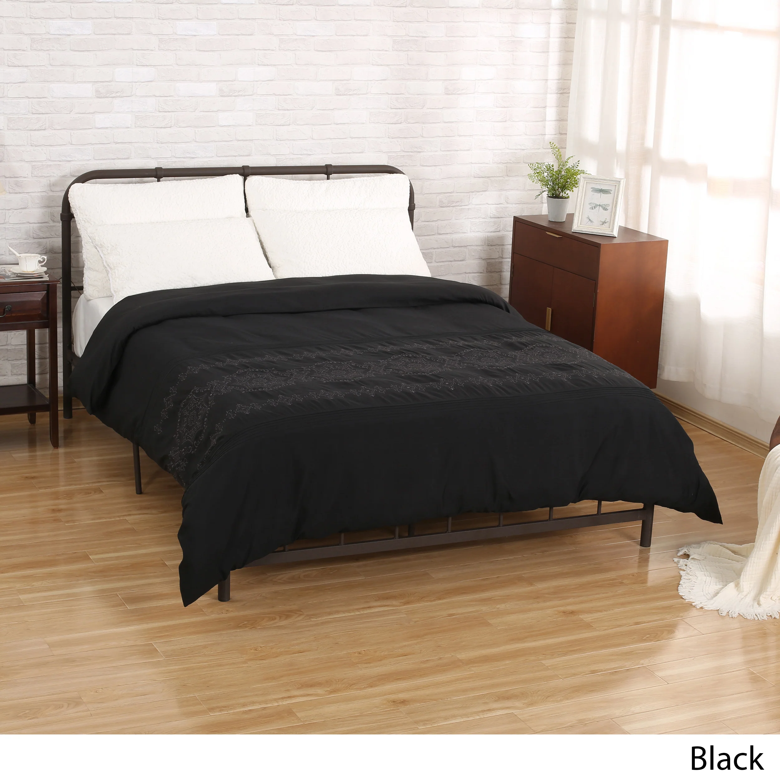 Rosalyn Queen Size Fabric Duvet Cover - furnishings