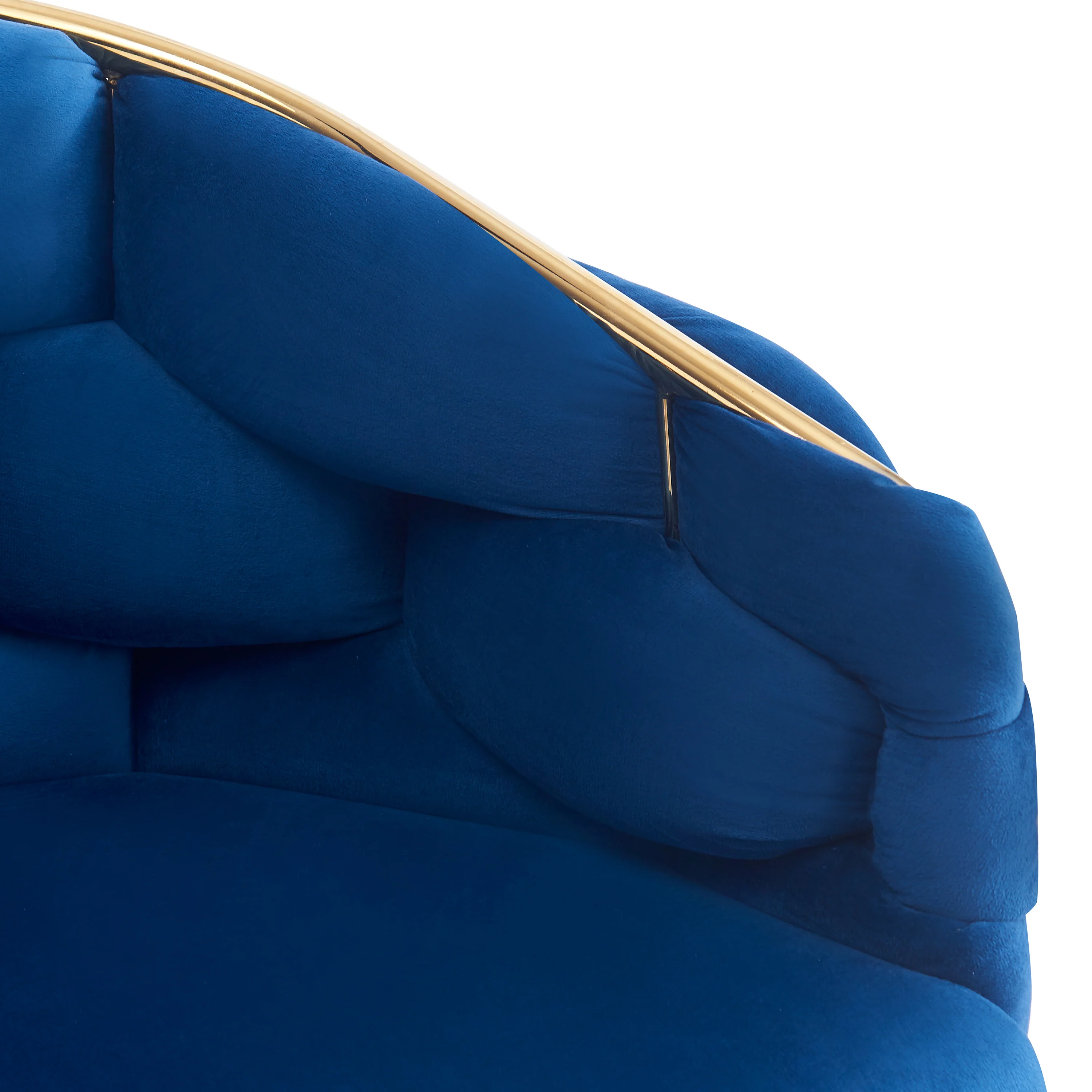 Cotorro Velvet Barrel Design Accent Chairs - furnishings