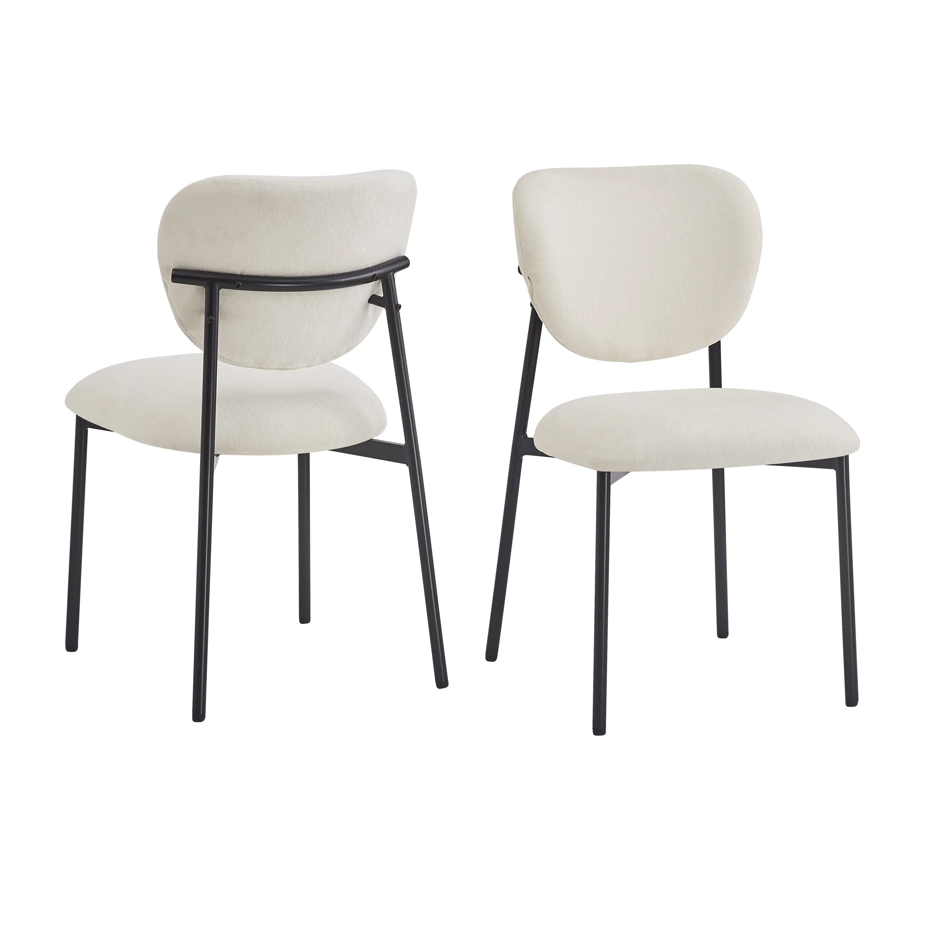 Wionell Upholstered Luxury Beige Dining Chairs, Set of 2 - furnishings
